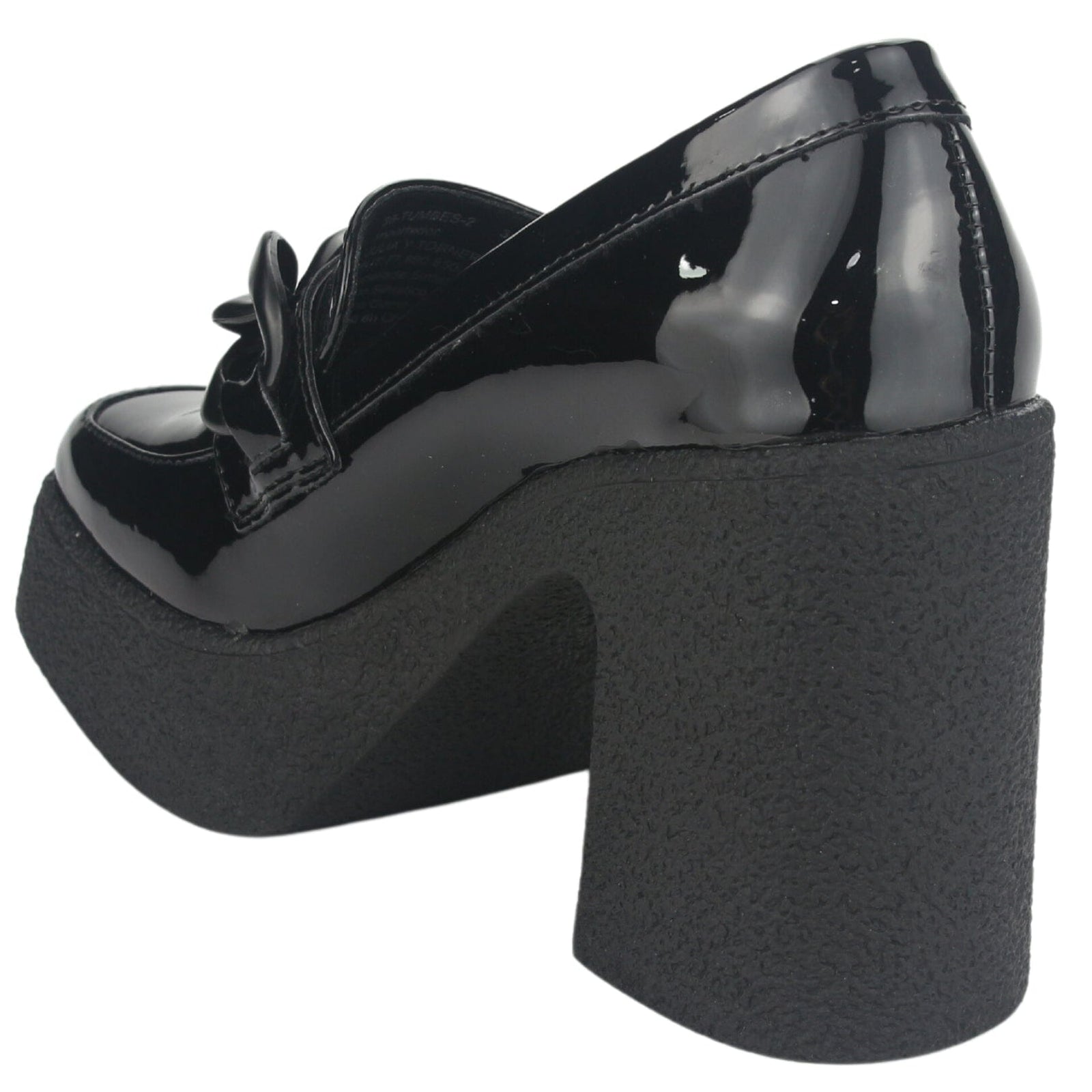 Zapato Chalada Mujer Tumbes-2 Negro Plataforma Zapatos Taco Chalada 