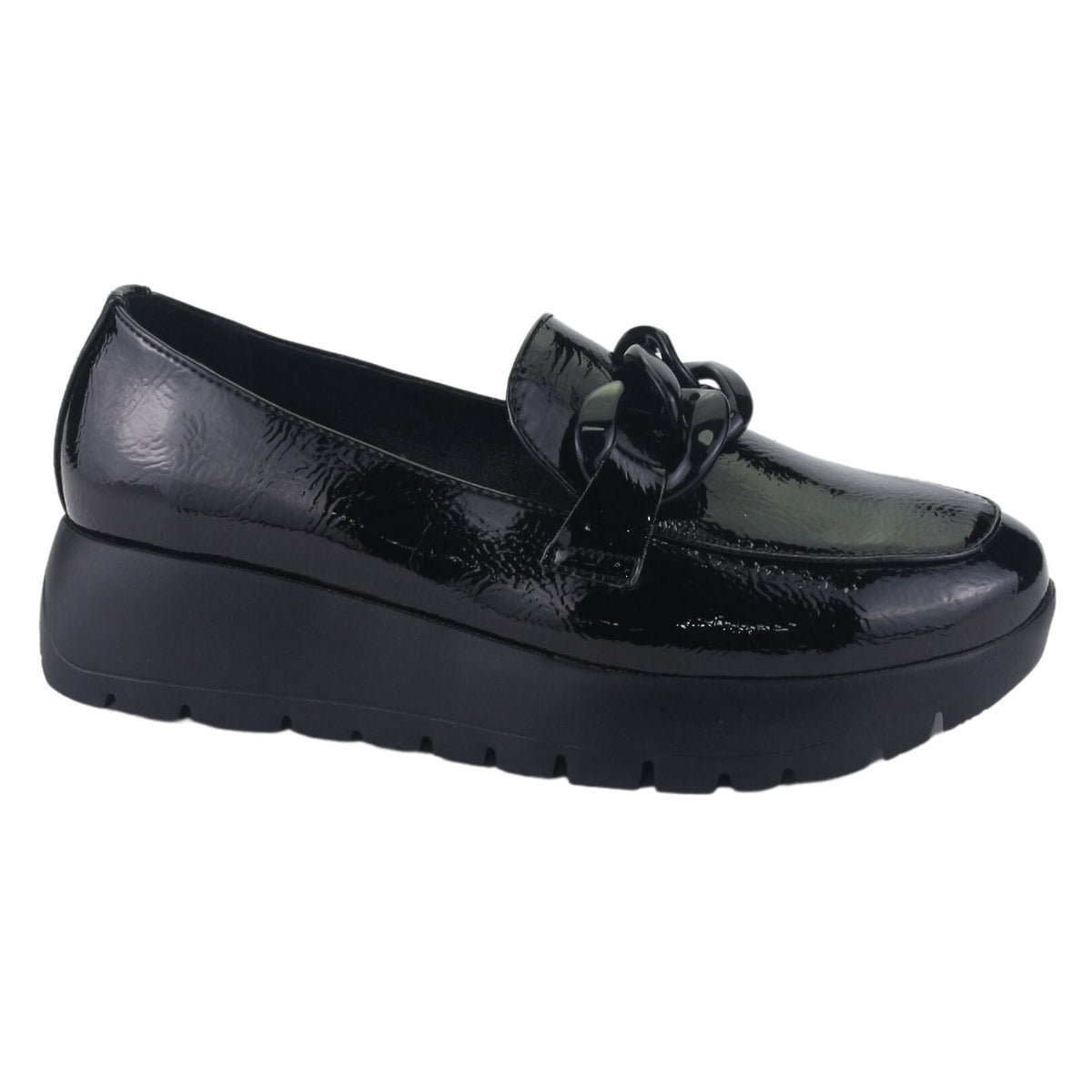 Zapato Chalada Mujer Wonder-1 Negro Casual Mocasines Plataforma Chalada 
