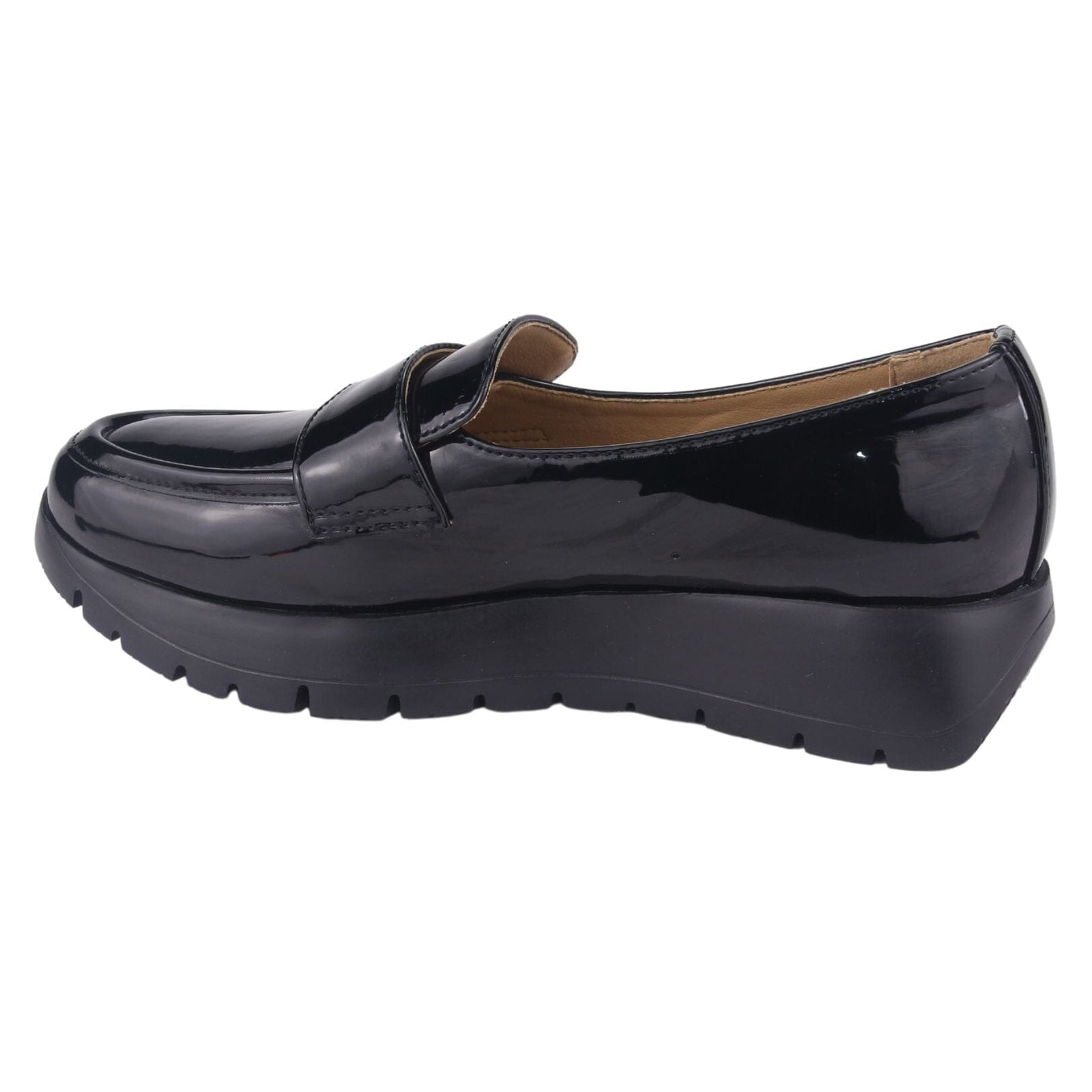 Zapato Chalada Mujer Wonder-3 Negro Plataforma Mocasines Plataforma Chalada 