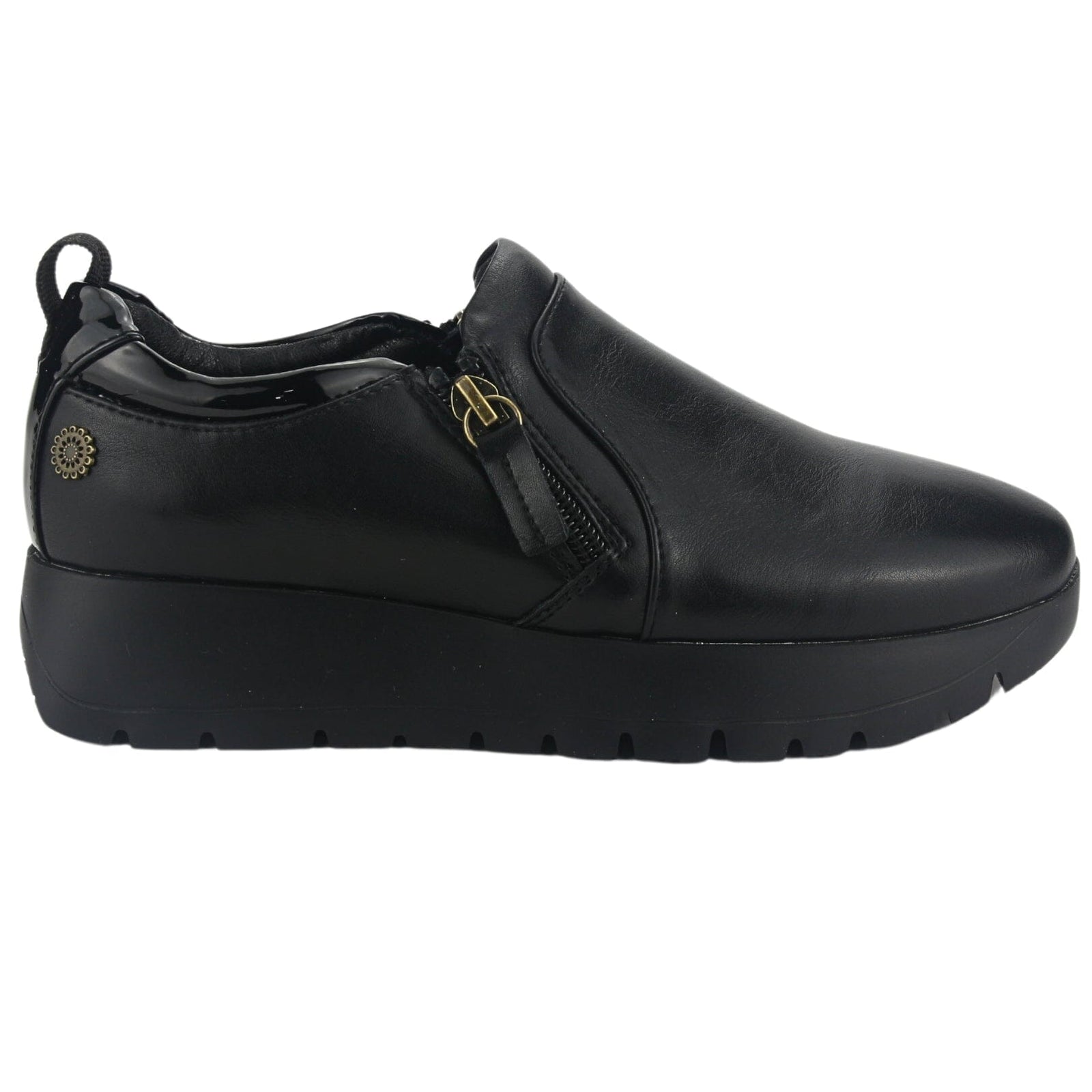 Zapato Chalada Mujer Wonder-6 Negro Casual Mocasines Plataforma Chalada 