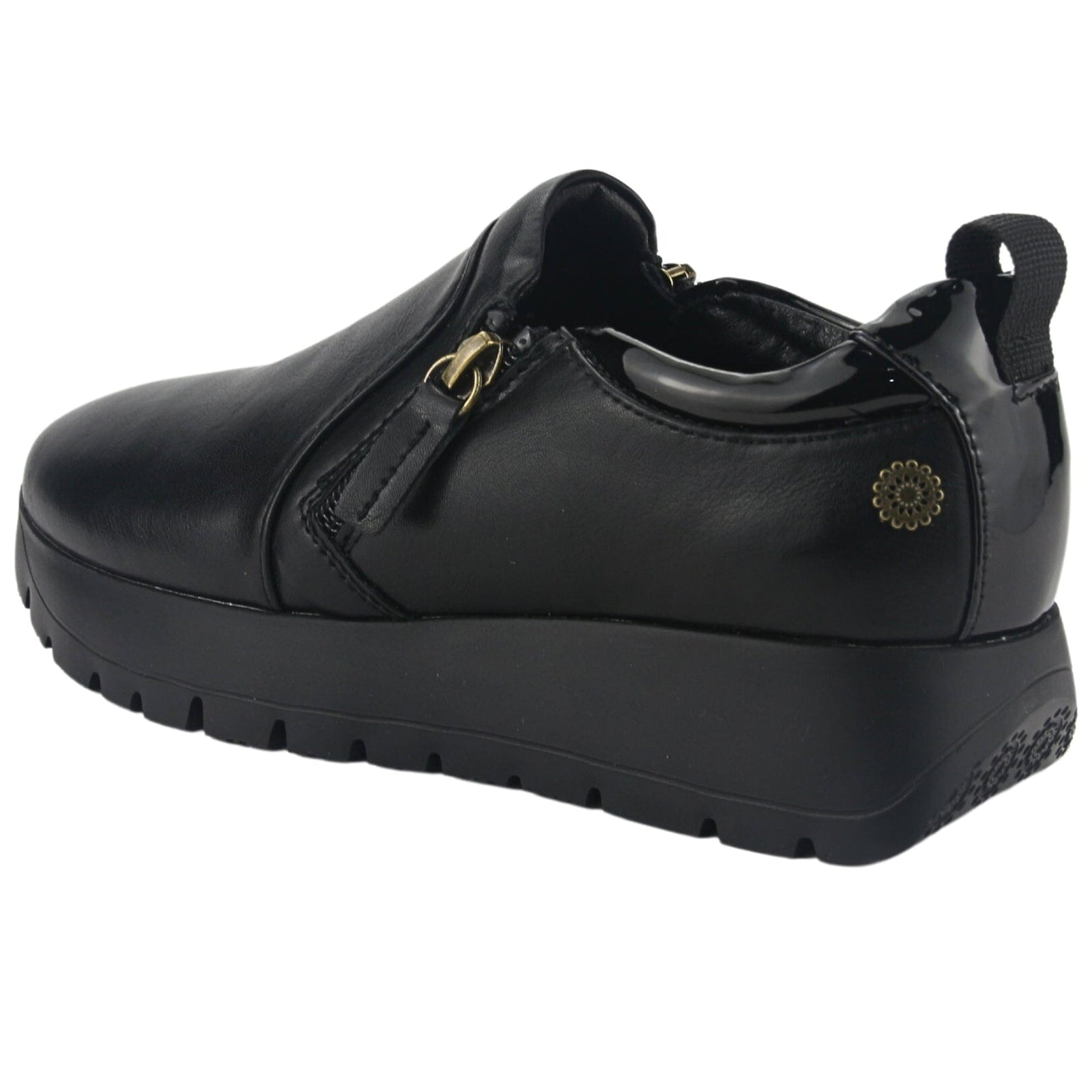 Zapato Chalada Mujer Wonder-6 Negro Casual Mocasines Plataforma Chalada 