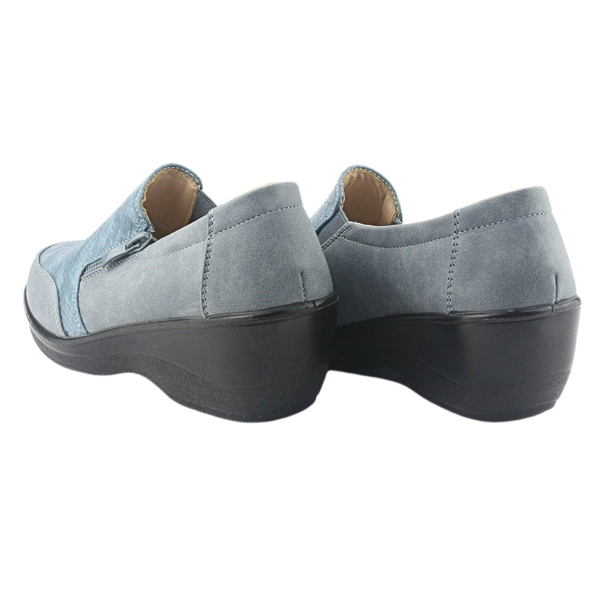 Zapato Chalada Mujer Zlat-2 Azul Casual Zapatos Taco Chalada 