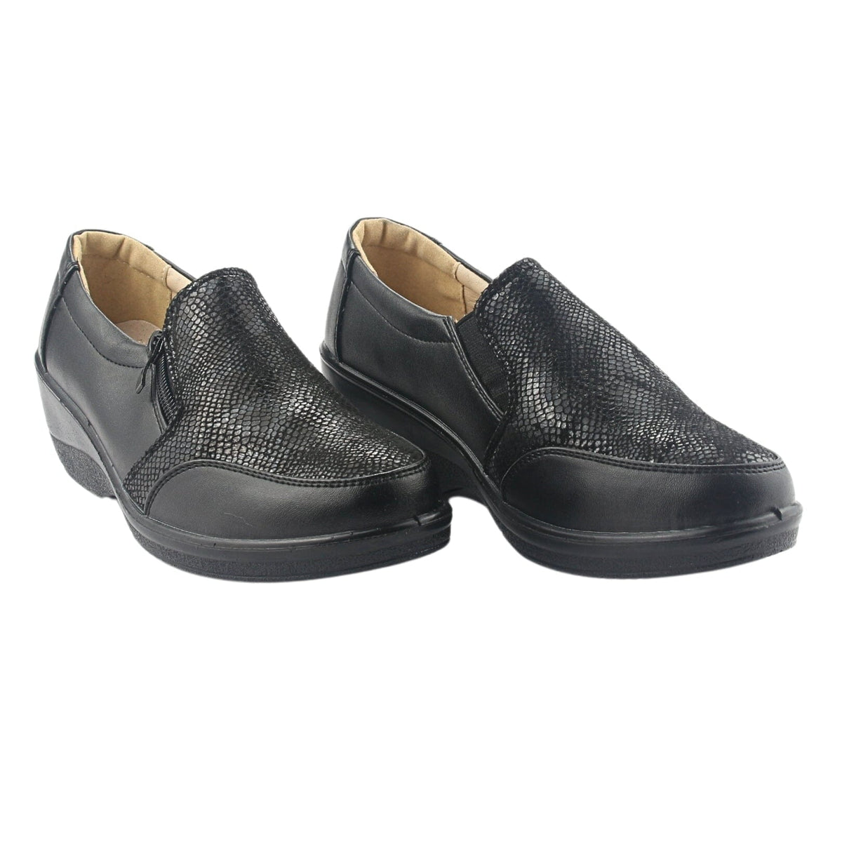 Zapato Chalada Mujer Zlat-2 Negro Casual Zapatos Taco Chalada 