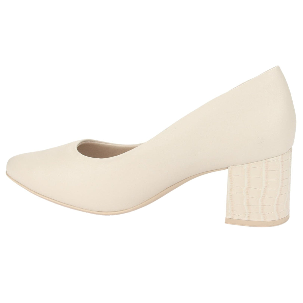 Zapato Comfortflex Mujer 2354401 Beige Casual Tacones Altos Comfortflex 