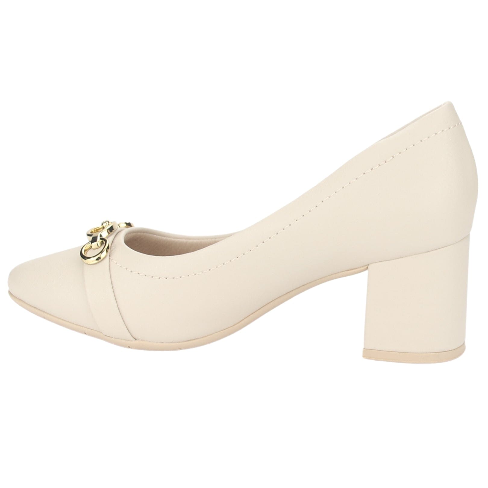 Zapato Comfortflex Mujer 2354402 Beige Casual Tacones Altos Comfortflex 