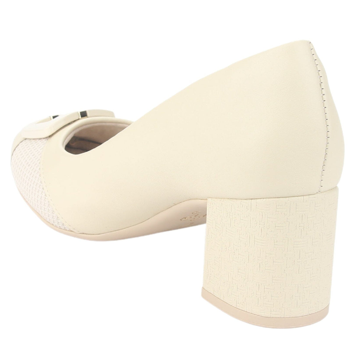 Zapato Comfortflex Mujer 2354403 Beige Casual Tacones Altos Comfortflex 