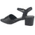 Zapato Comfortflex Mujer 2357402 Negro Casual Sandalias Taco Comfortflex 