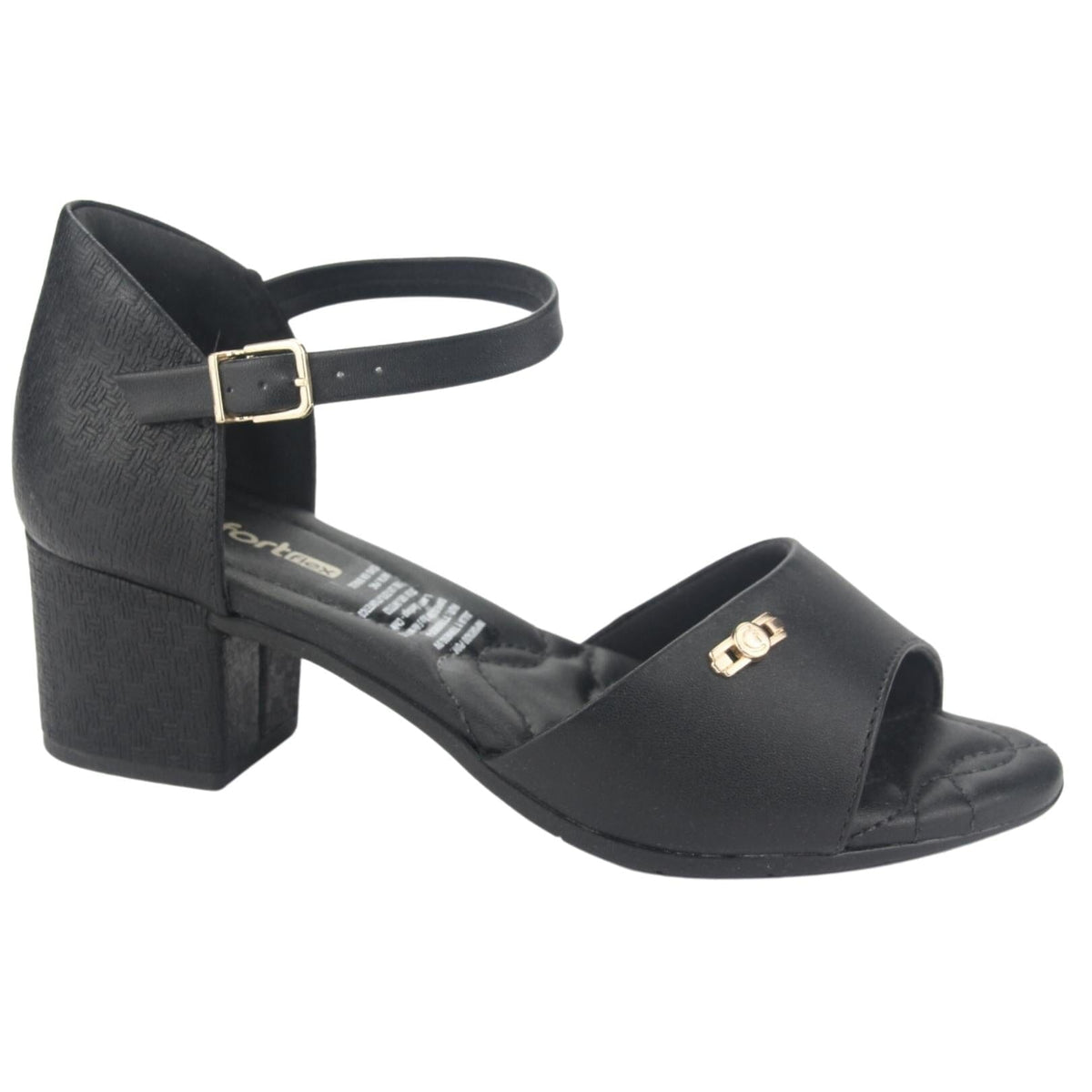 Zapato Comfortflex Mujer 2357405 Negro Casual Sandalias Taco Comfortflex 
