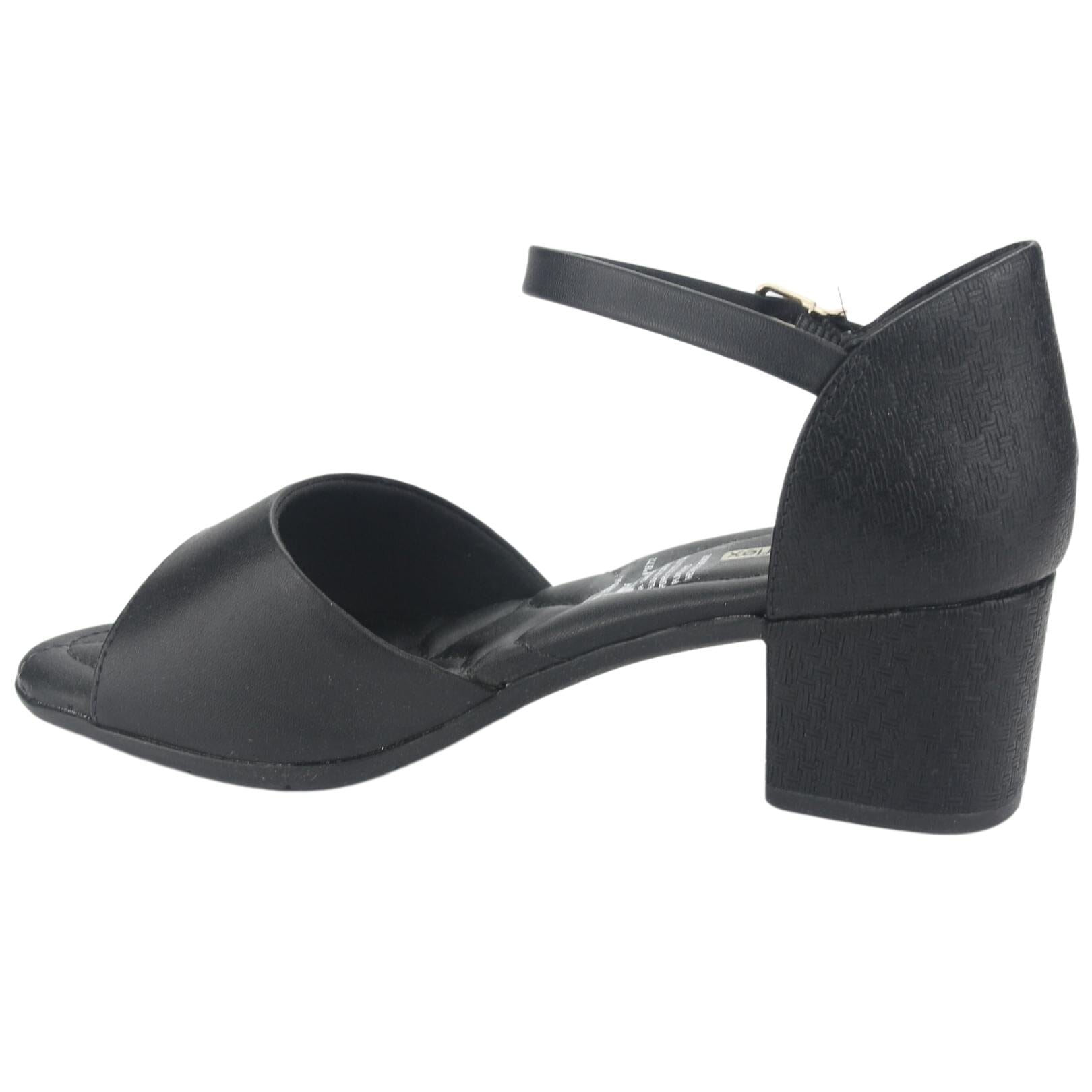 Zapato Comfortflex Mujer 2357405 Negro Casual Sandalias Taco Comfortflex 