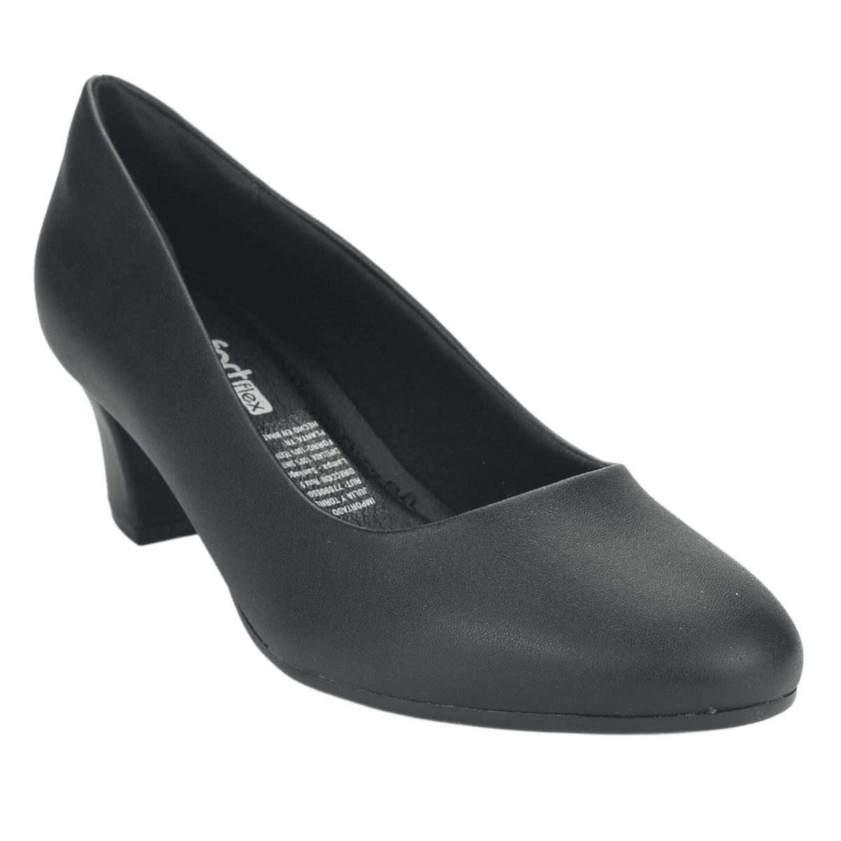 Zapato Comfortflex Mujer 2397401 N Negro Casual Tacones Altos Comfortflex 
