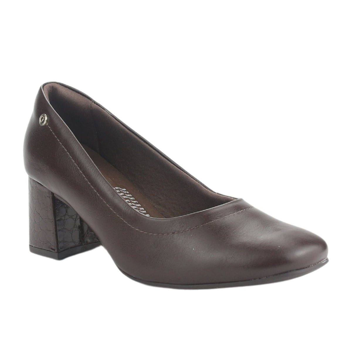 Zapato Comfortflex Mujer 2475301 Café Casual Tacones Altos Comfortflex 