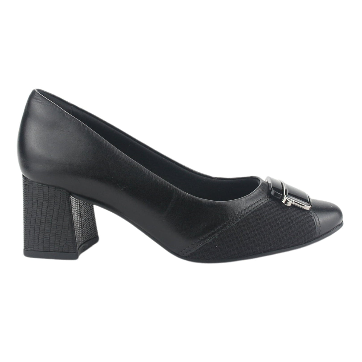 Zapato Comfortflex Mujer 2475302 Negro Casual Tacones Altos Comfortflex 