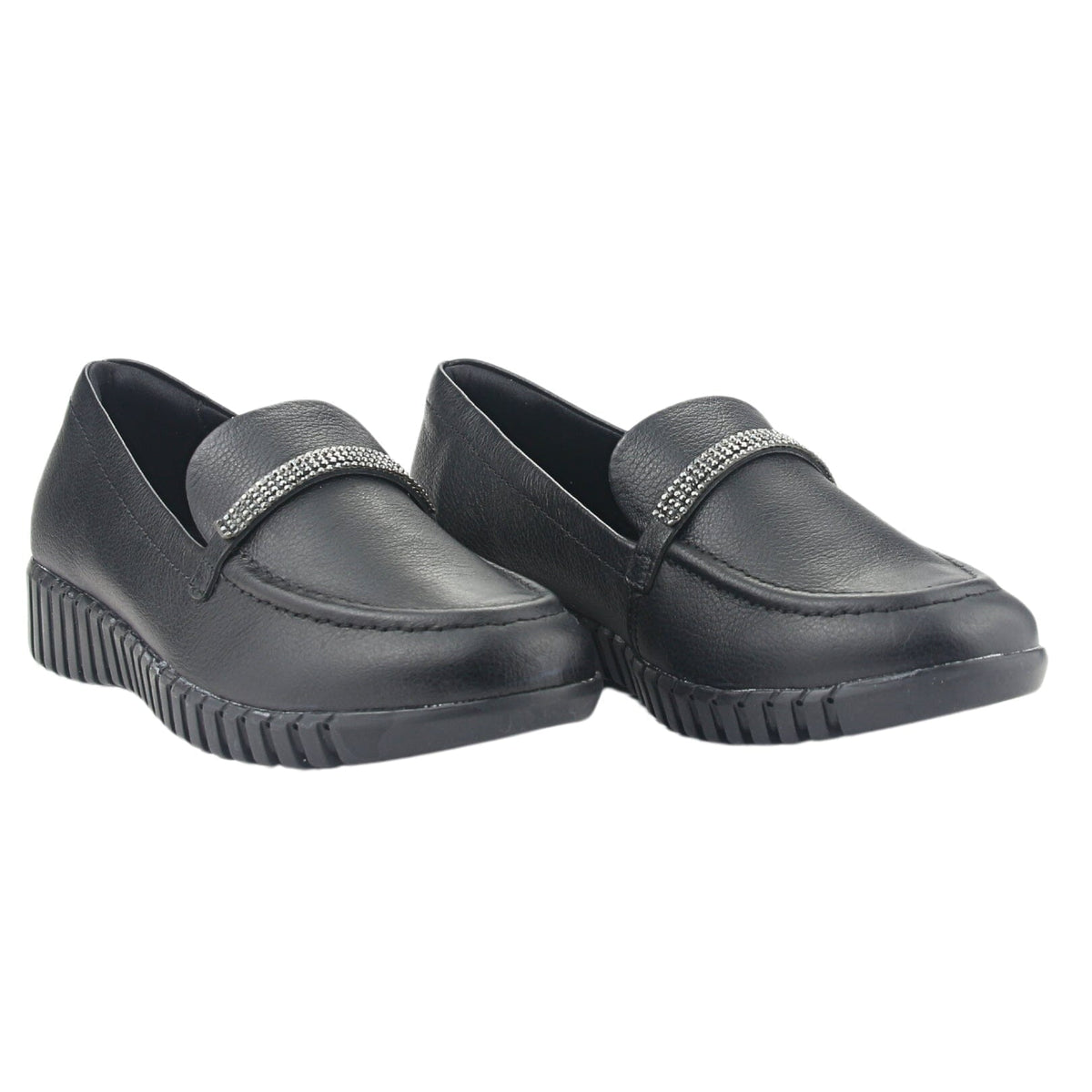 Zapato Comfortflex Mujer 2476303 Negro Casual Mocasines Planos Comfortflex 