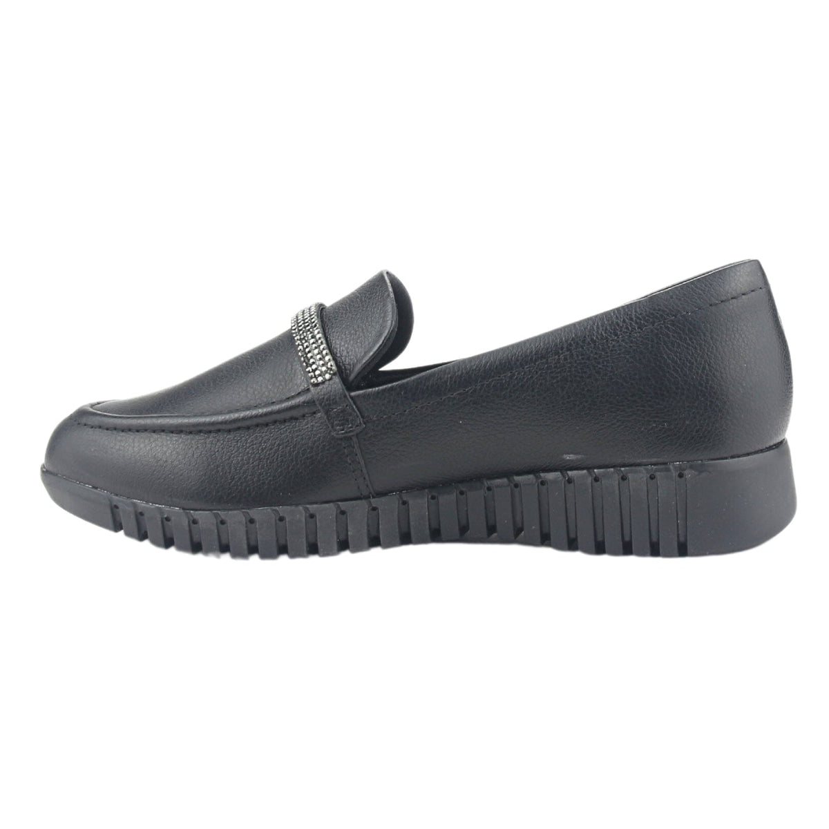 Zapato Comfortflex Mujer 2476303 Negro Casual Mocasines Planos Comfortflex 