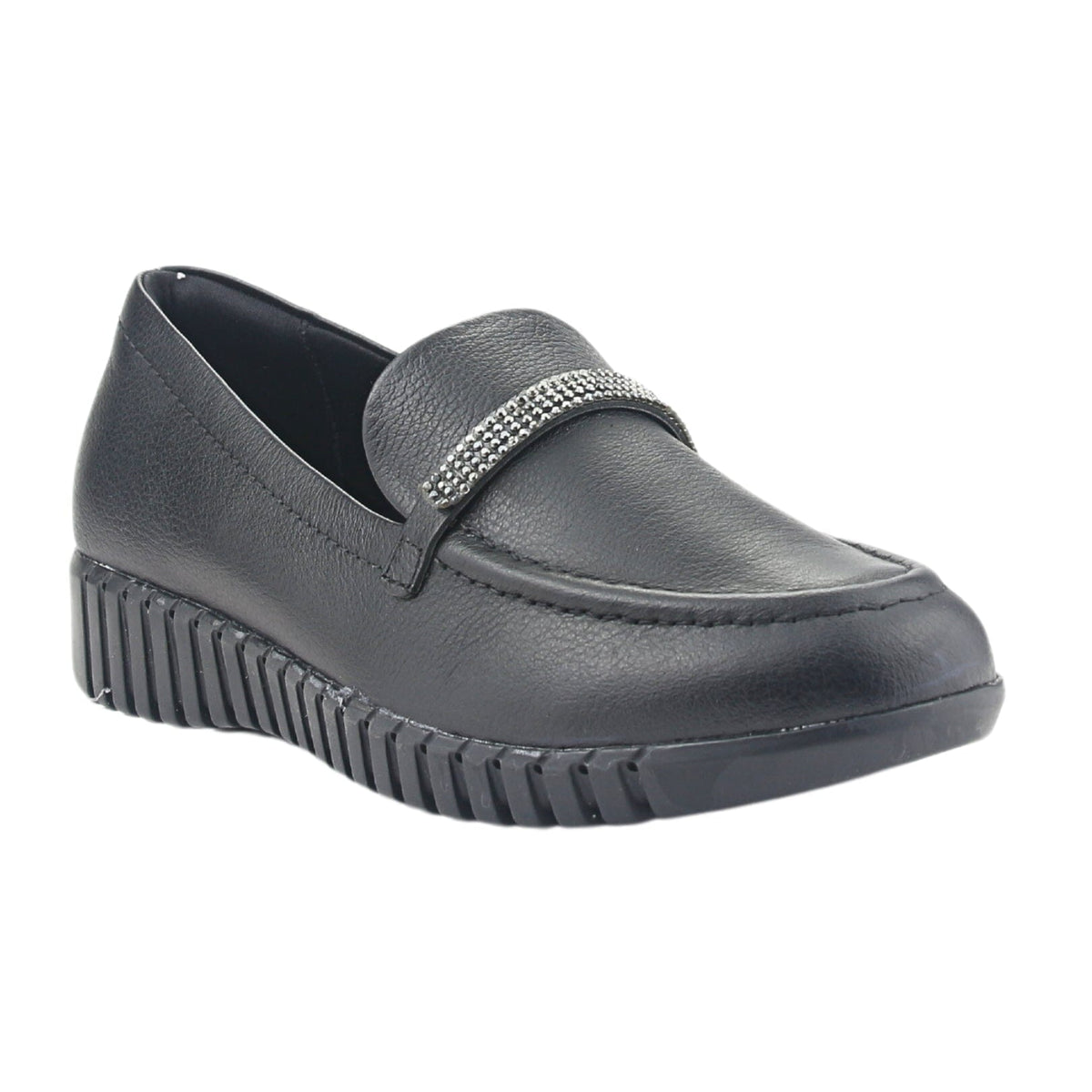 Zapato Comfortflex Mujer 2476303 Negro Casual Mocasines Planos Comfortflex 