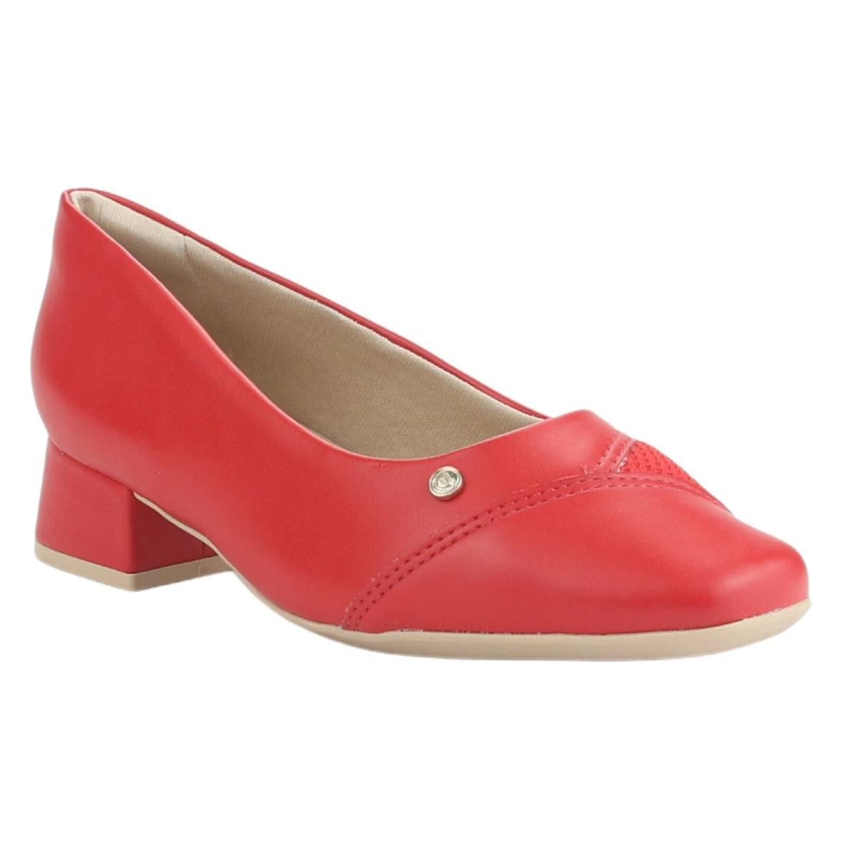 Zapato Comfortflex Mujer 2495302 Rojo Casual Tacones Bajos Comfortflex 