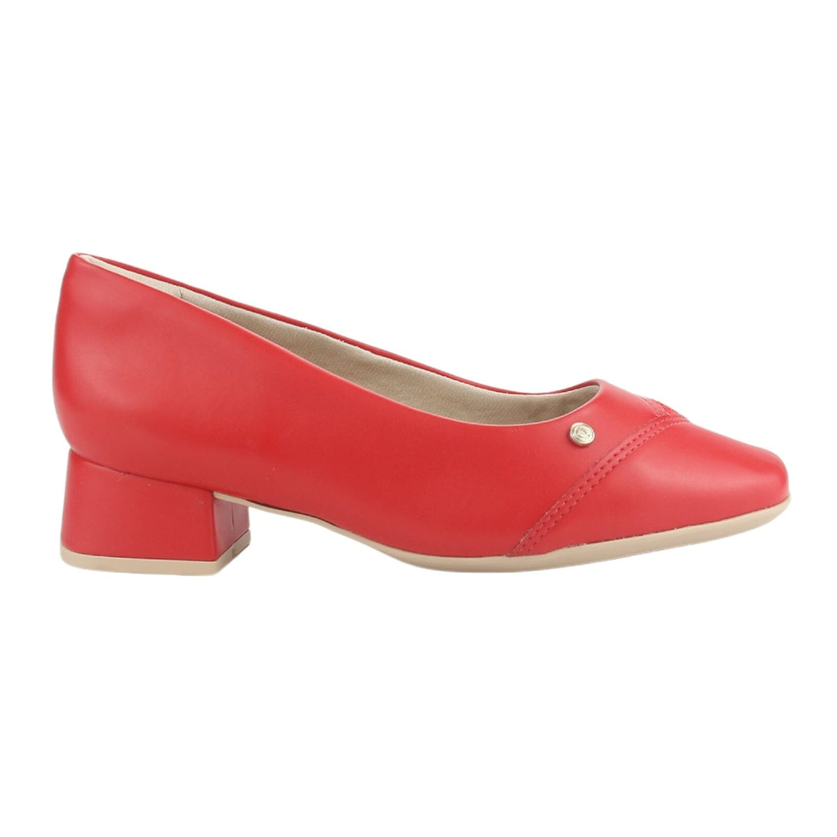 Zapato Comfortflex Mujer 2495302 Rojo Casual Tacones Bajos Comfortflex 