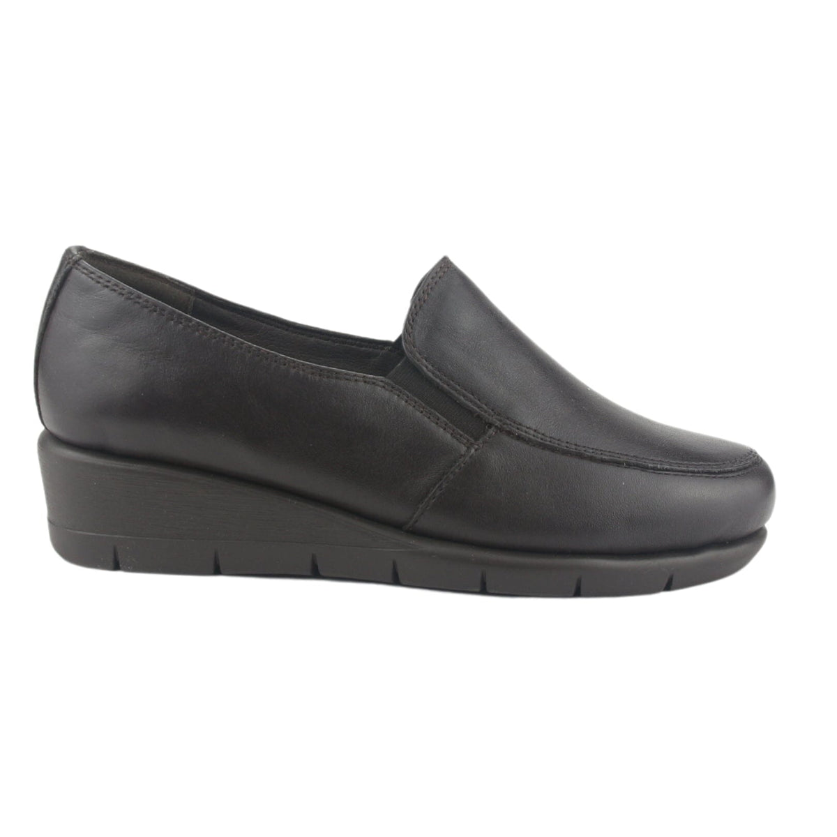 Zapato de Cuero Chalada Mujer Calafate-1 Marron Casual Mocasines Taco Chalada 