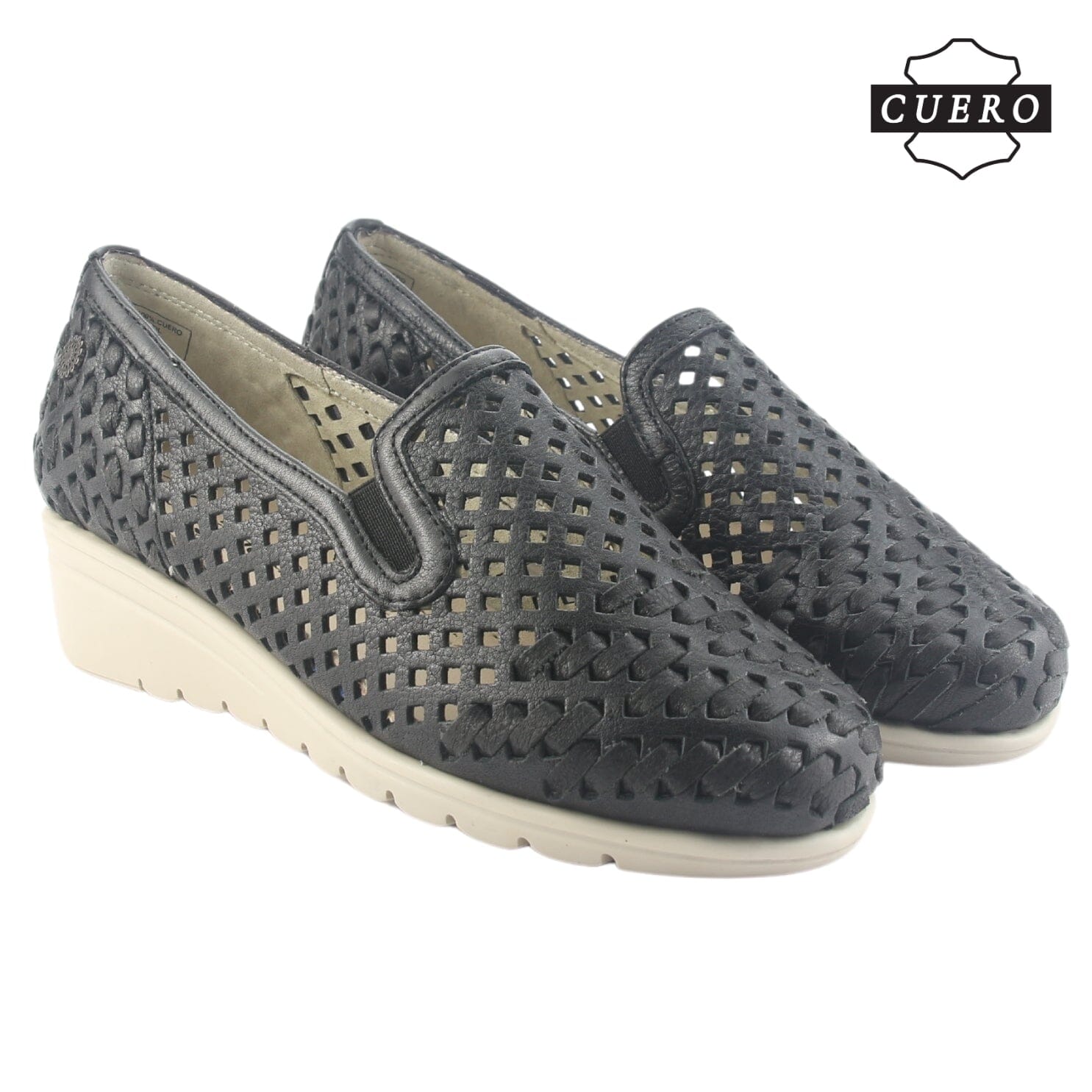 Zapato de Cuero Chalada Mujer Crose-1 Negro Casual Zapatos Planos Comfort Chalada 