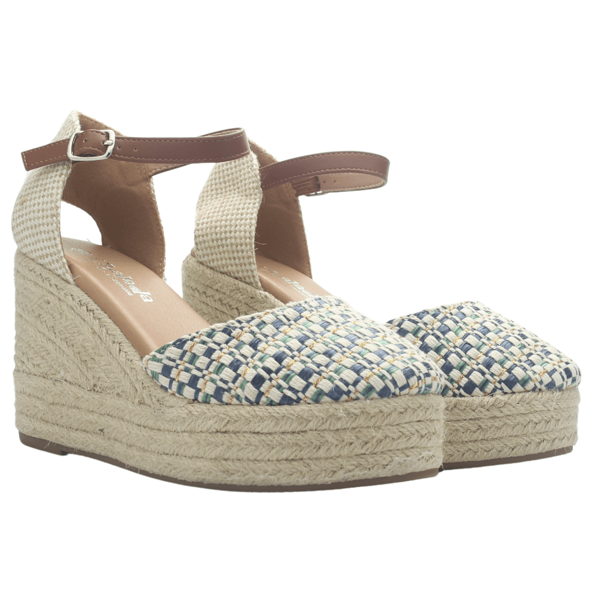 Zapato de mujer Azul Casual Chalada Dijon-5 Tacones Altos Chalada 