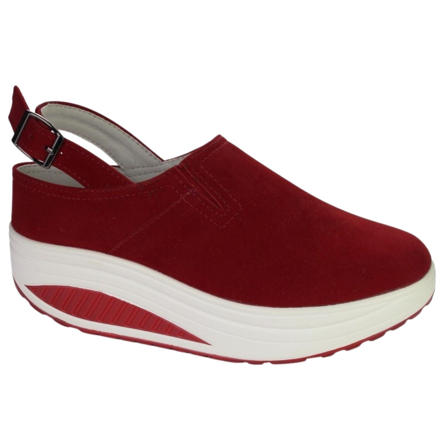Zapato Funway Mujer Tija-9 Rojo Plataforma Zapatos Funway 