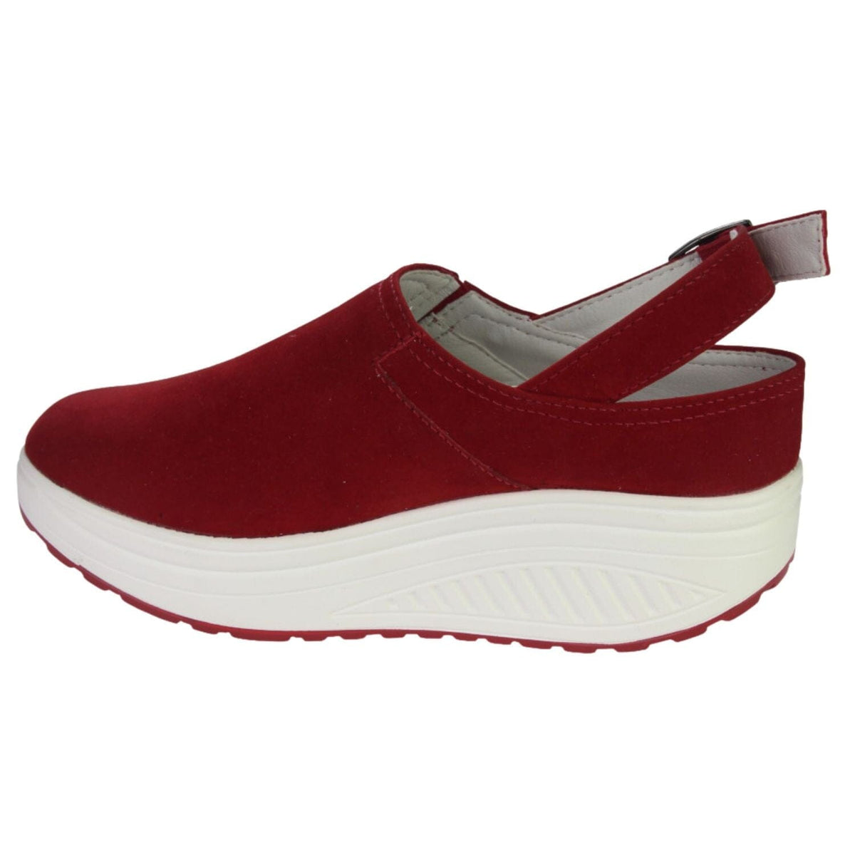 Zapato Funway Mujer Tija-9 Rojo Plataforma Zapatos Funway 