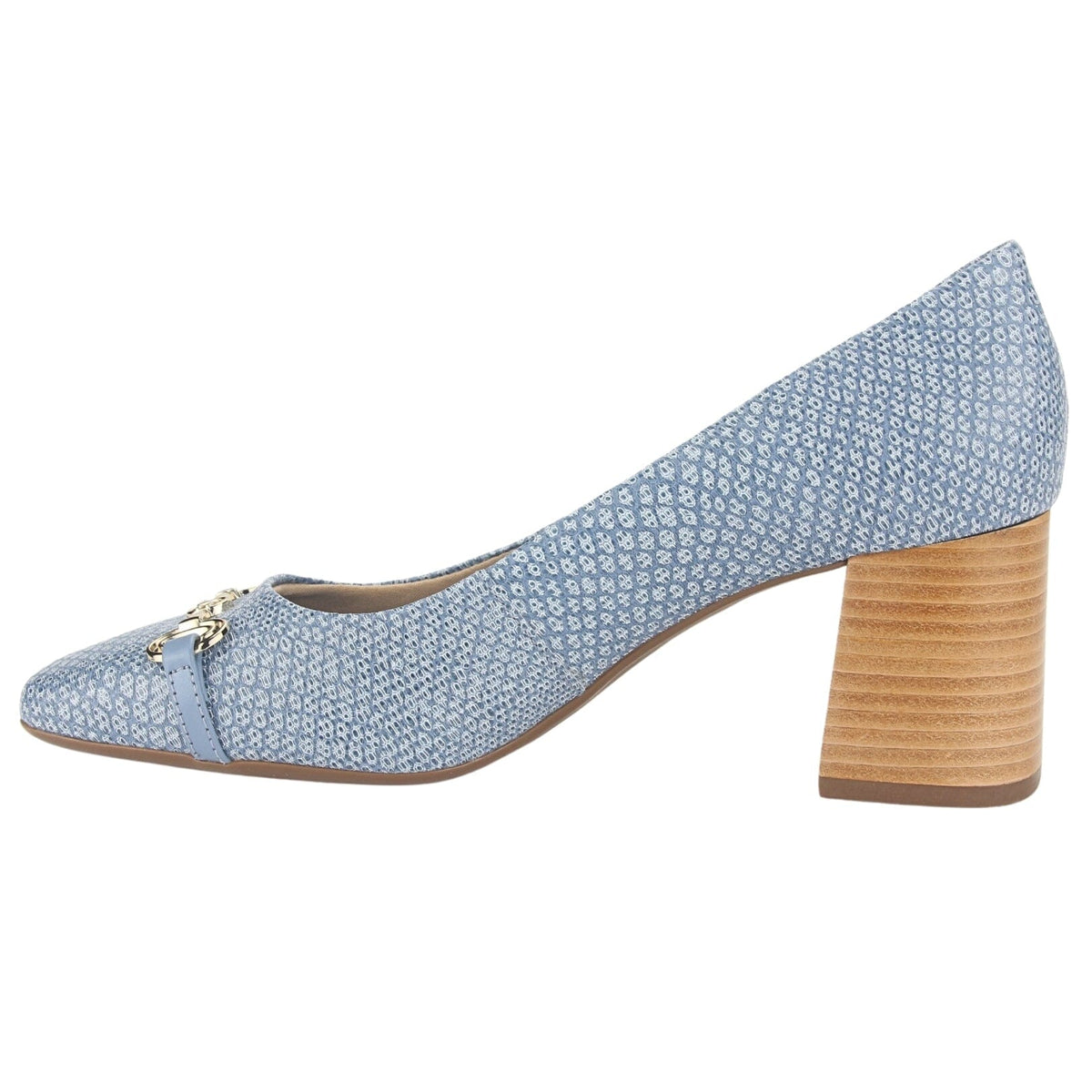 Zapato Jorgebischoff Mujer J10764029 Azul Casual Zapatos Taco Jorge Bischoff 