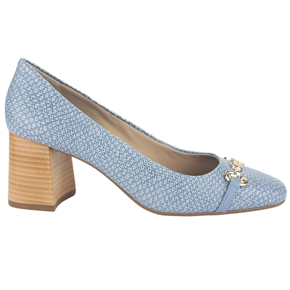 Zapato Jorgebischoff Mujer J10764029 Azul Casual Zapatos Taco Jorge Bischoff 