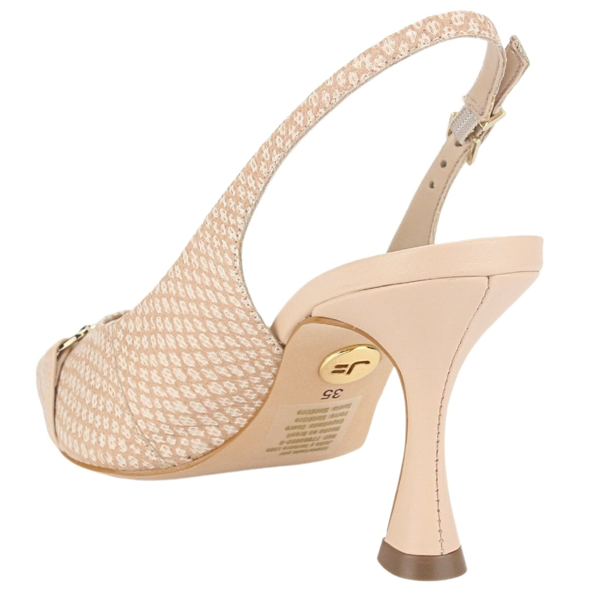 Zapato Jorgebischoff Mujer J16194012 Nude Casual Zapatos Taco Jorge Bischoff 