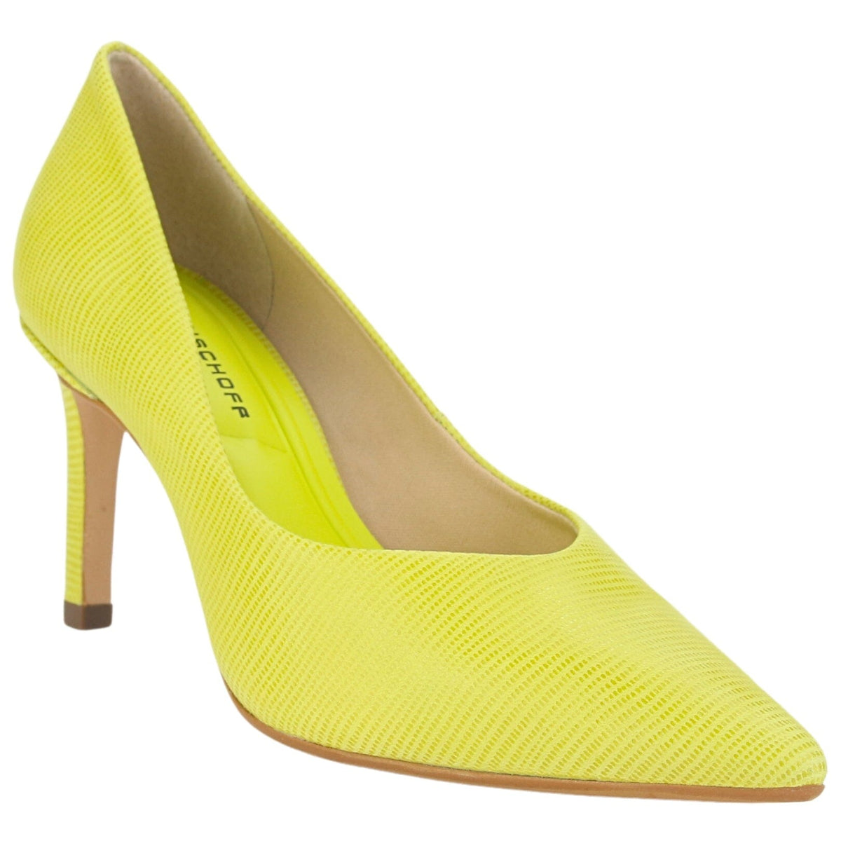 Zapato Jorgebischoff Mujer J18134001 Amarillo Casual Zapatos Taco Jorge Bischoff 