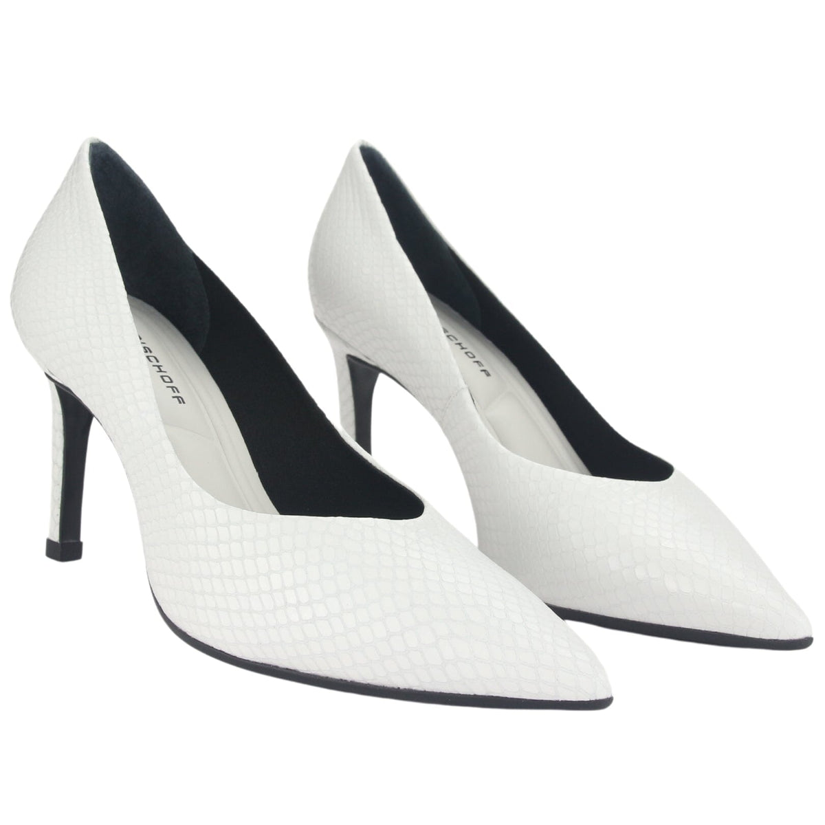 Zapato Jorgebischoff Mujer J18134001 Blanco Casual Zapatos Taco Jorge Bischoff 