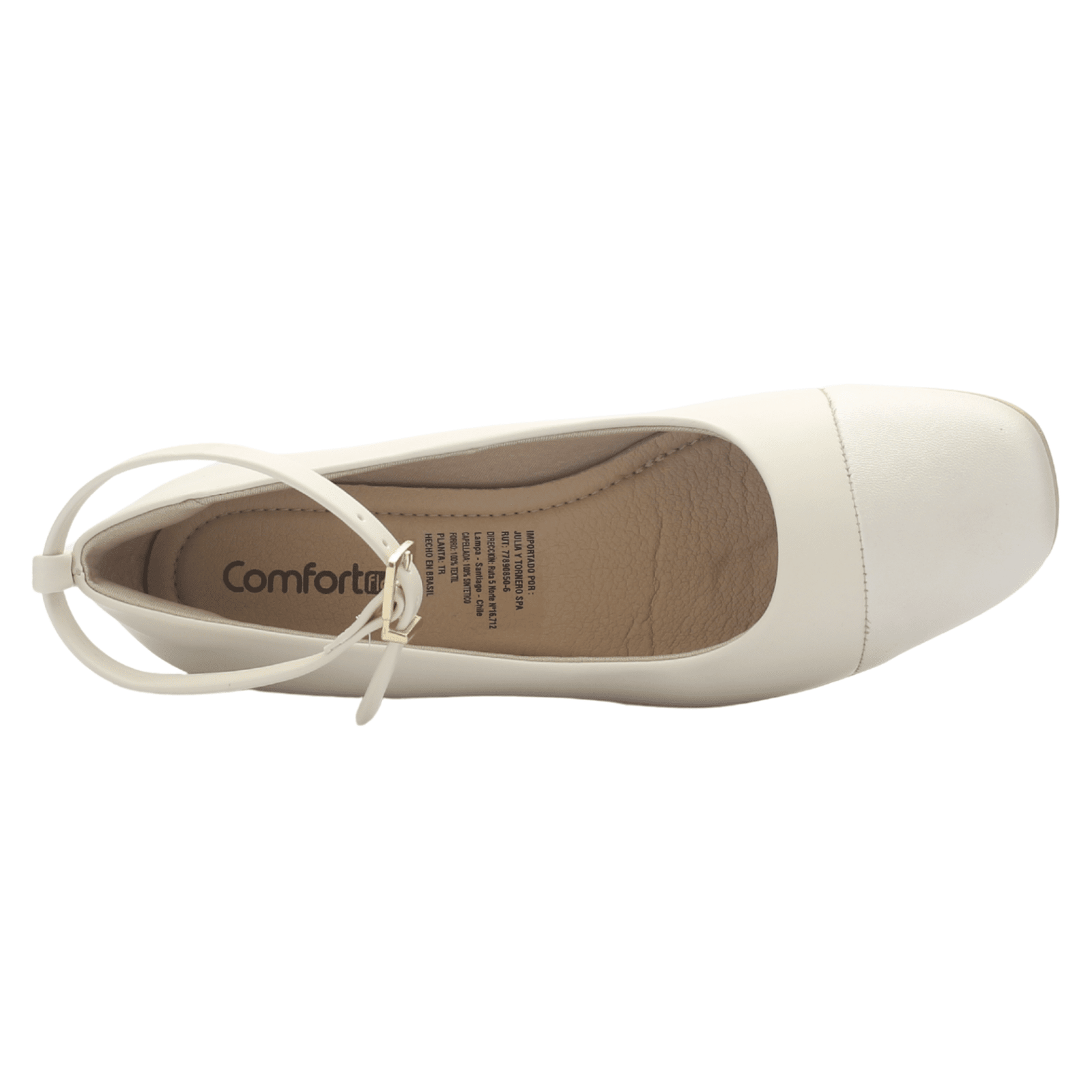 Zapato Mujer Beige Comfortflex 2595403 Casual Tacones Bajos Comfortflex 