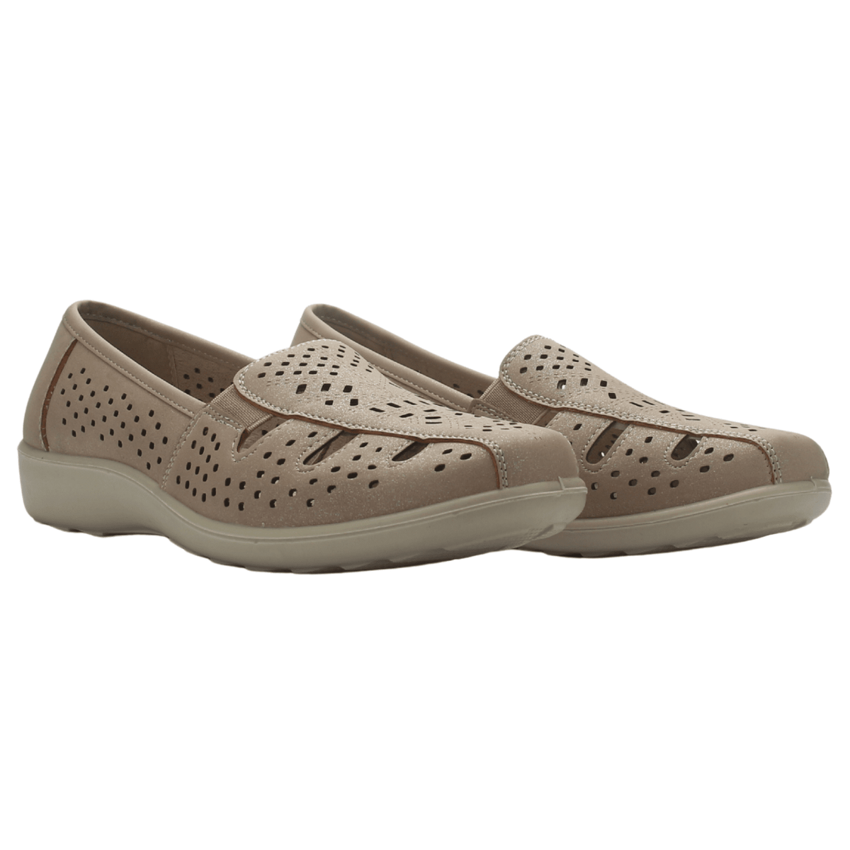 Zapato Mujer Casual Champagne Chalada Deco-1 Zapatos planos Chalada 
