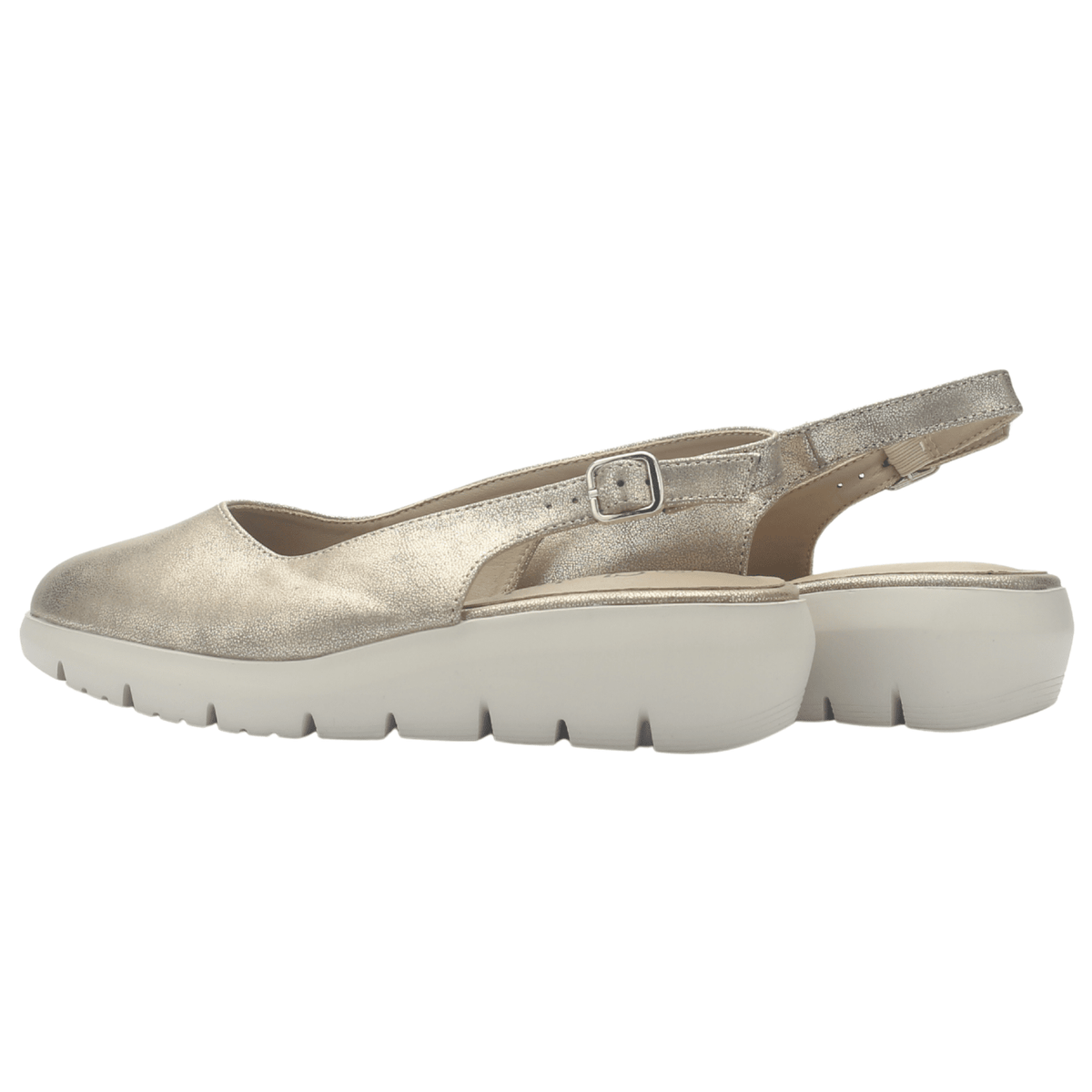 Zapato mujer Casual Dorado Chalada Marfak-1 Tacones Bajos Chalada 