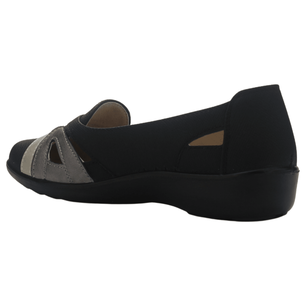 Zapato Mujer Casual Negro Dorado Chalada Deco-12 Zapatos planos Chalada 
