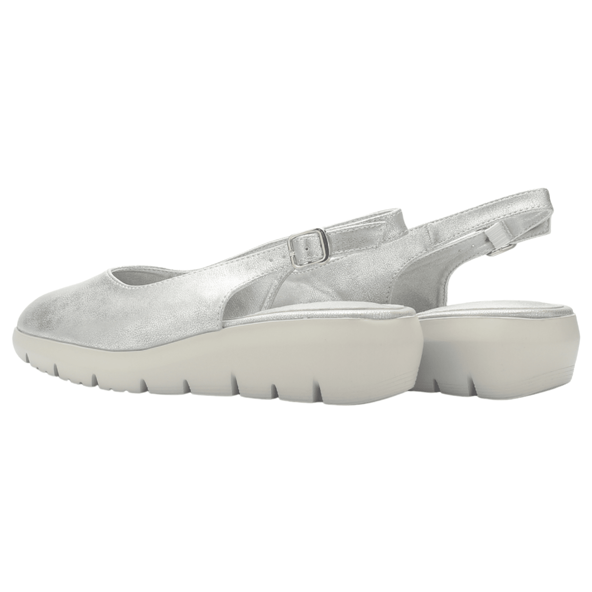 Zapato mujer Casual Plateado Chalada Marfak-1 Tacones Bajos Chalada 