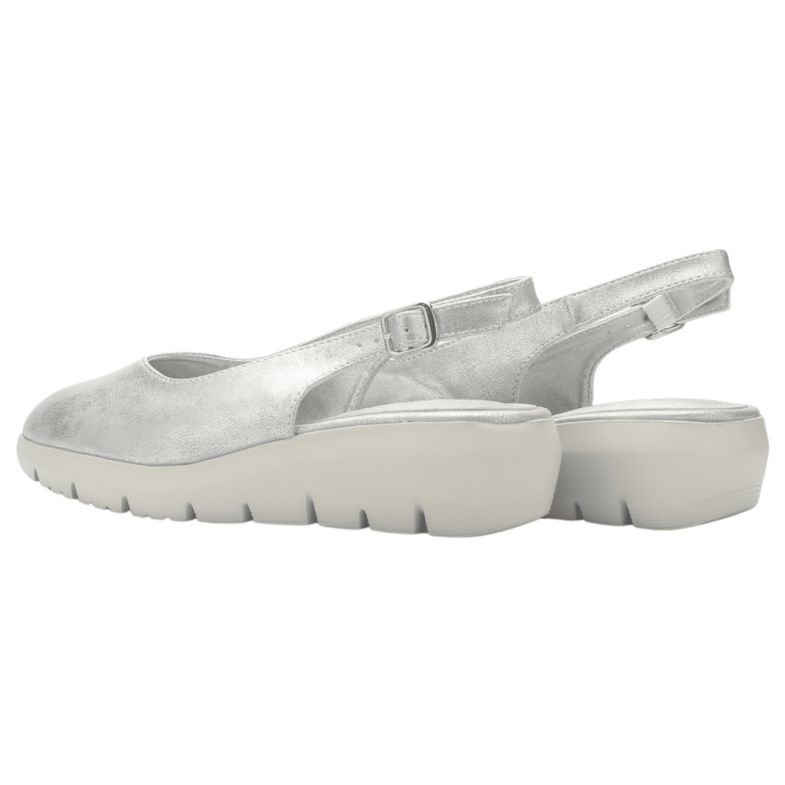 Zapato mujer Casual Plateado Chalada Marfak-1 Tacones Bajos Chalada 