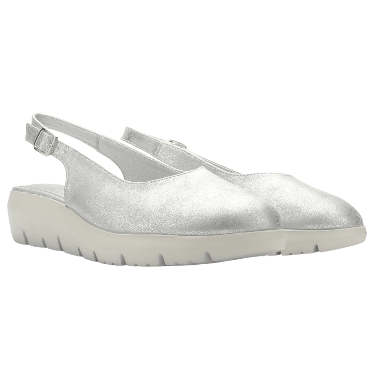 Zapato mujer Casual Plateado Chalada Marfak-1 Tacones Bajos Chalada 