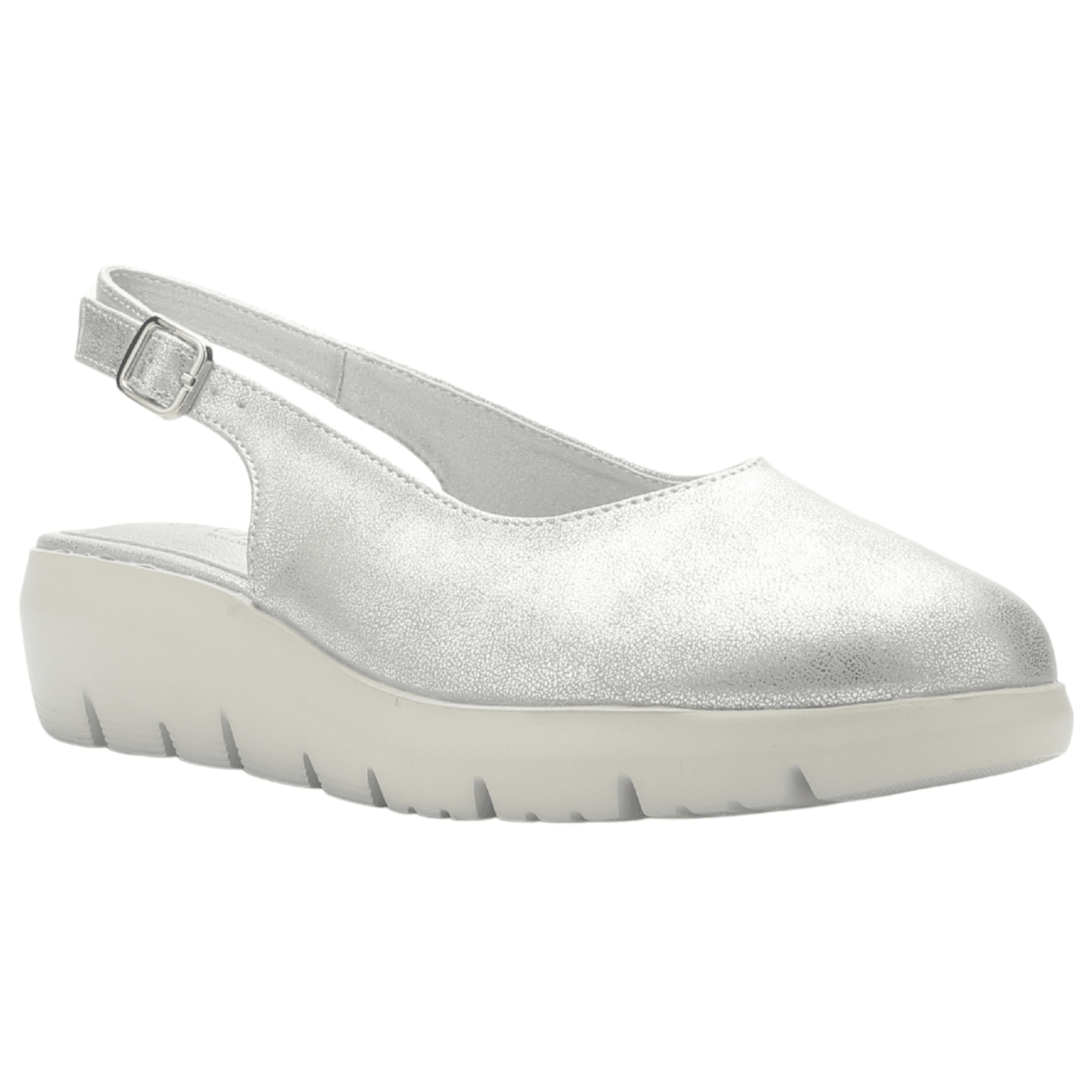 Zapato mujer Casual Plateado Chalada Marfak-1 Tacones Bajos Chalada 