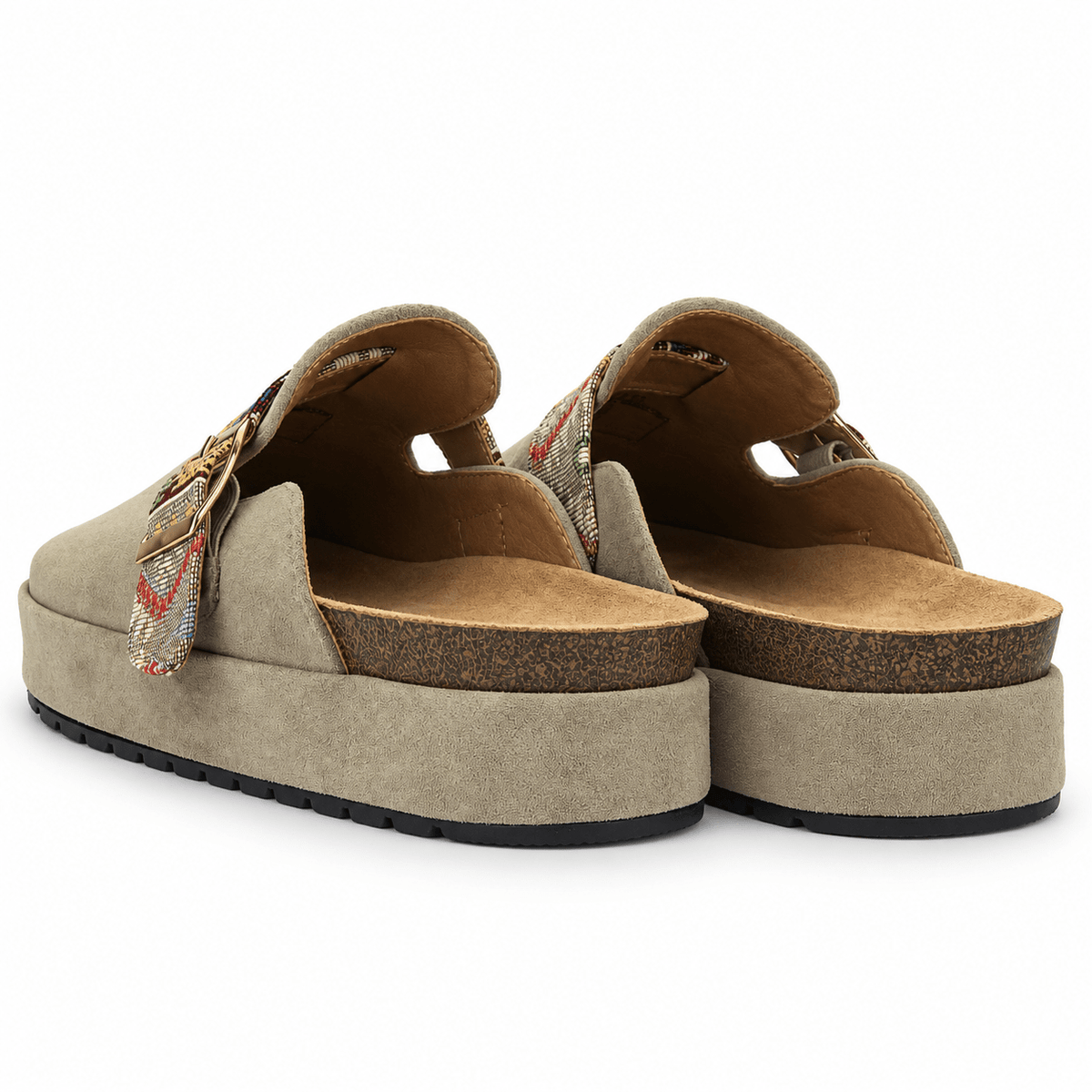 Zapato mujer Casual Taupe Chalada Risco-3 Tacones Bajos Chalada 