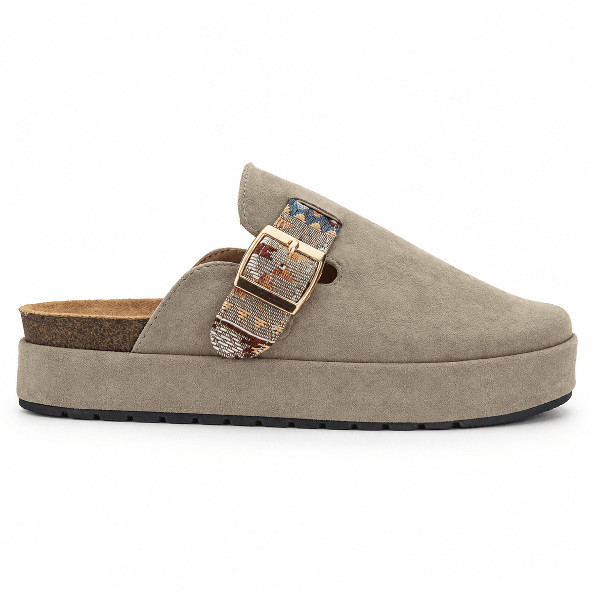 Zapato mujer Casual Taupe Chalada Risco-3 Tacones Bajos Chalada 