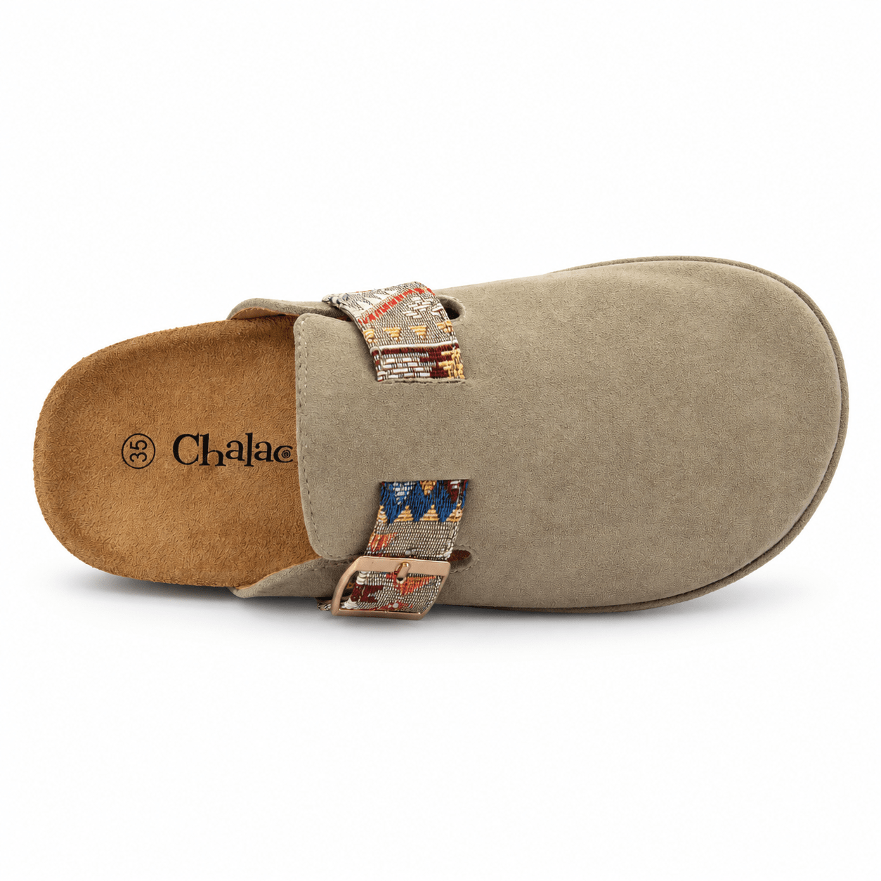 Zapato mujer Casual Taupe Chalada Risco-3 Tacones Bajos Chalada 