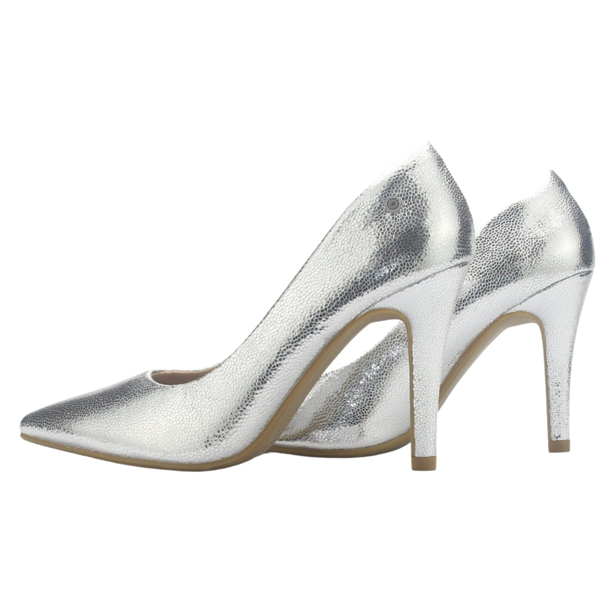 Zapato Mujer Chalada Clora-71 Plateado Casual Tacones Altos Chalada 