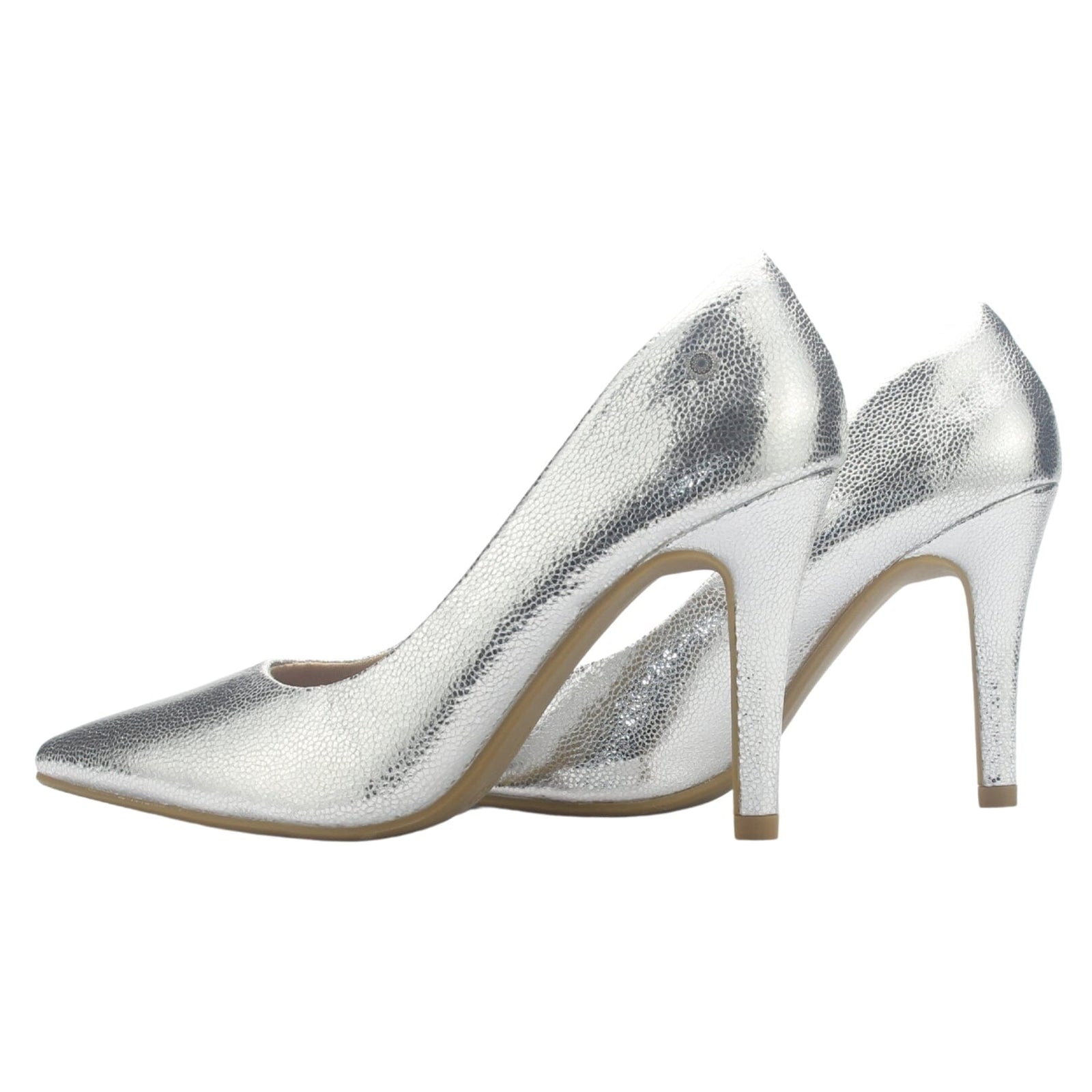 Zapato Mujer Chalada Clora-71 Plateado Casual Tacones Altos Chalada 