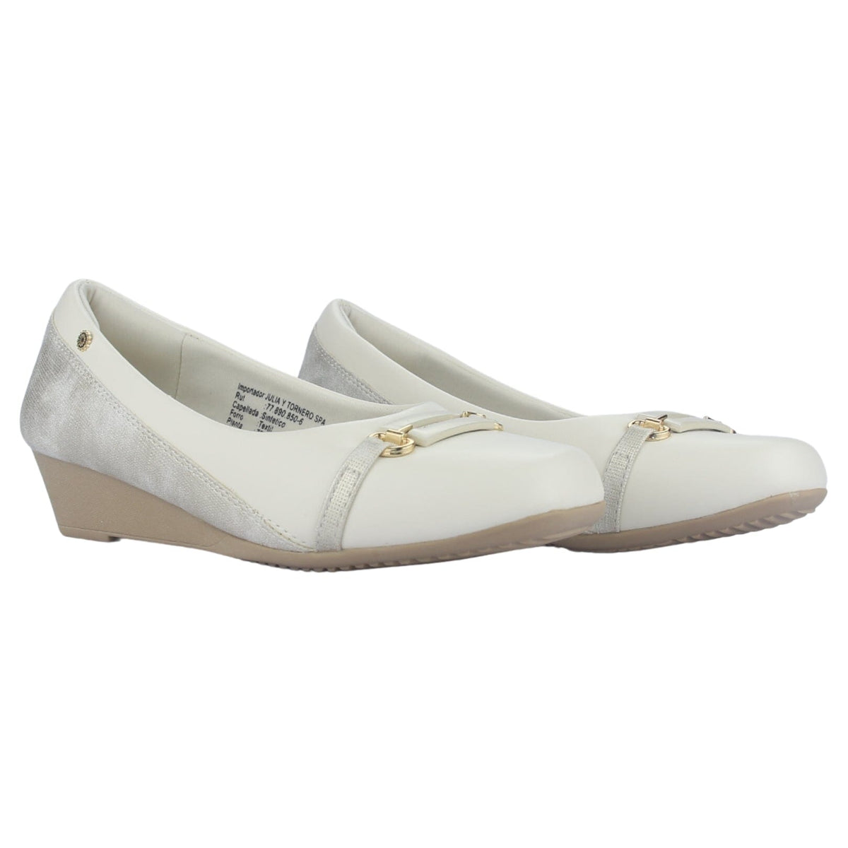 Zapato Mujer Chalada Coles-8 Beige Casual Tacones Bajos Chalada 