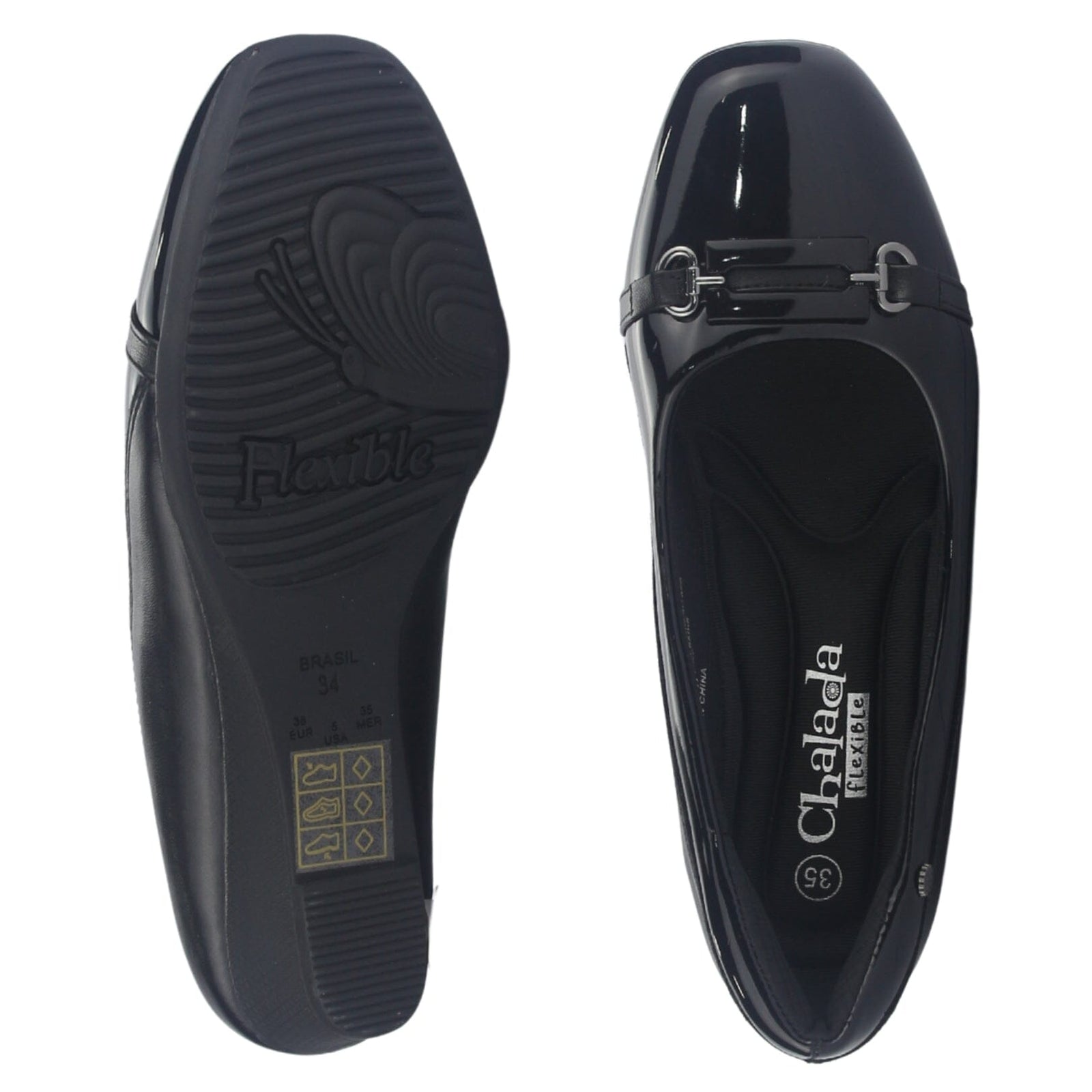 Zapato Mujer Chalada Coles-8 Negro Casual Tacones Bajos Chalada 