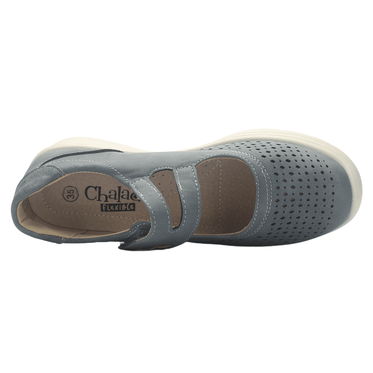 Zapato Mujer Chalada Ditter-3 Azul Casual Tacones Bajos Chalada 