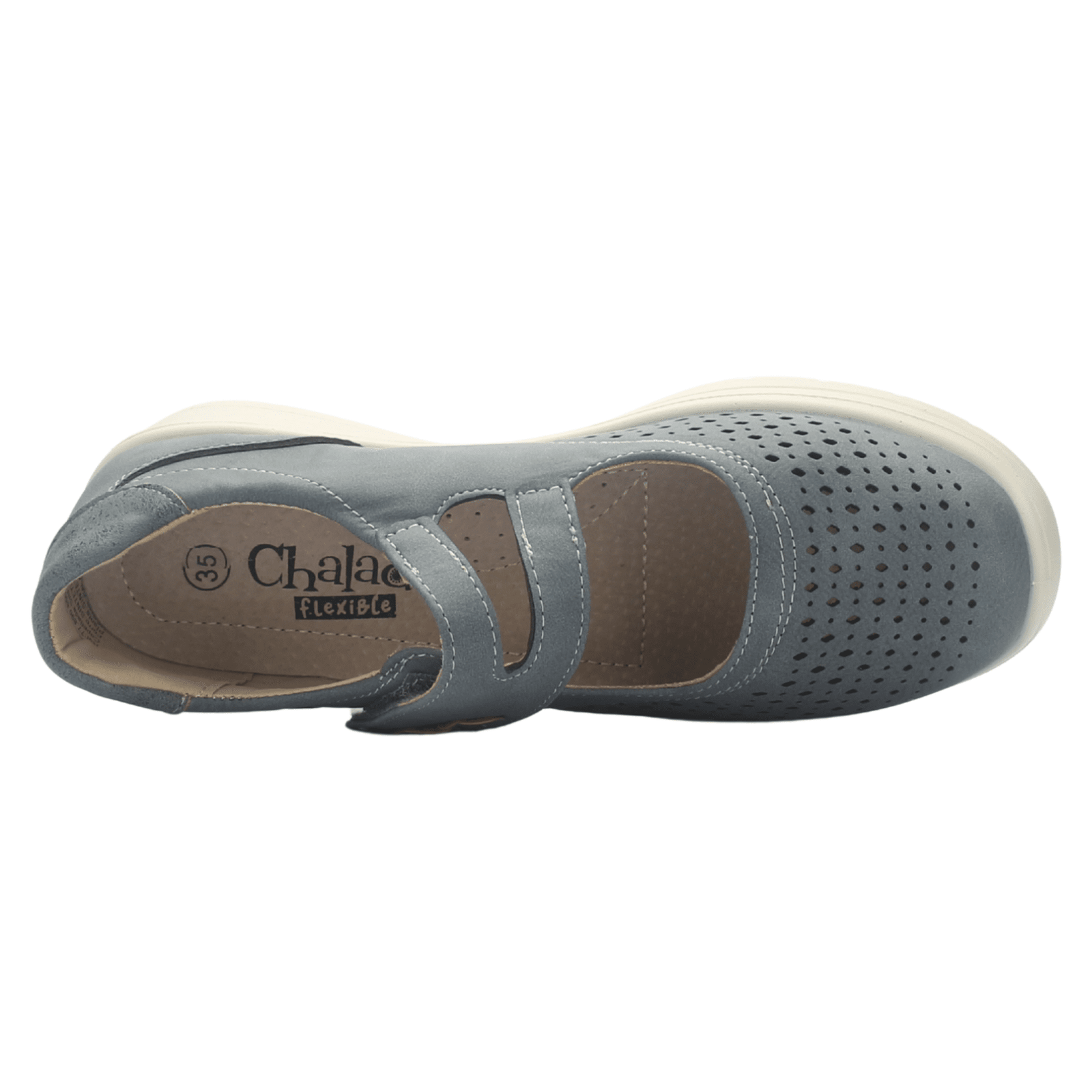 Zapato Mujer Chalada Ditter-3 Azul Casual Tacones Bajos Chalada 