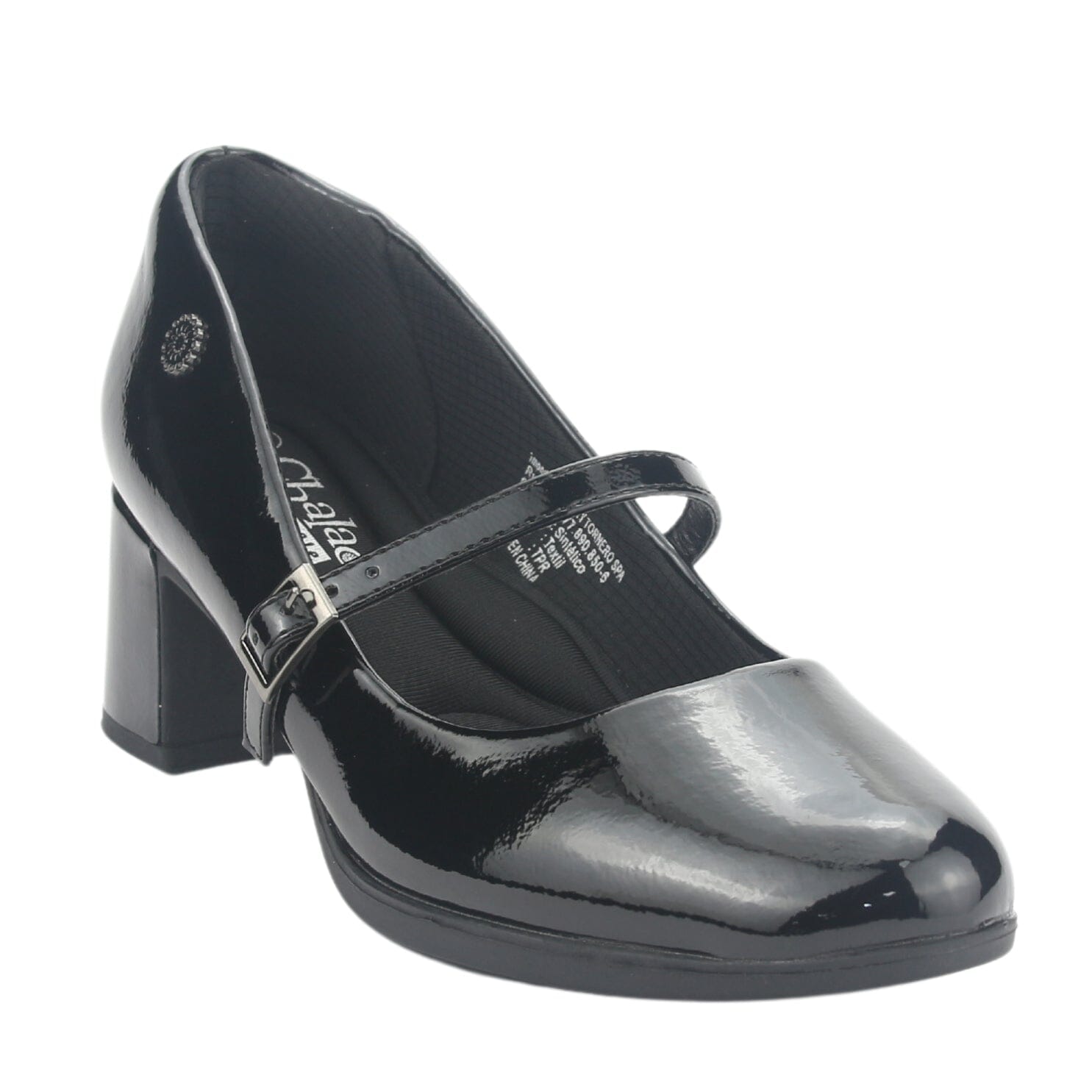 Zapato Mujer Chalada Fita-2 Negro Casual Tacones Bajos Chalada 