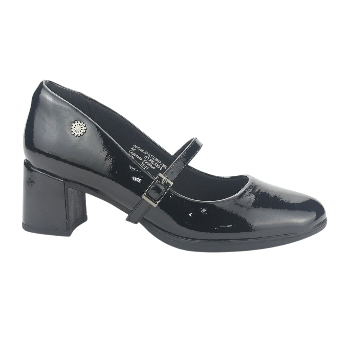 Zapato Mujer Chalada Fita-2 Negro Casual Tacones Bajos Chalada 